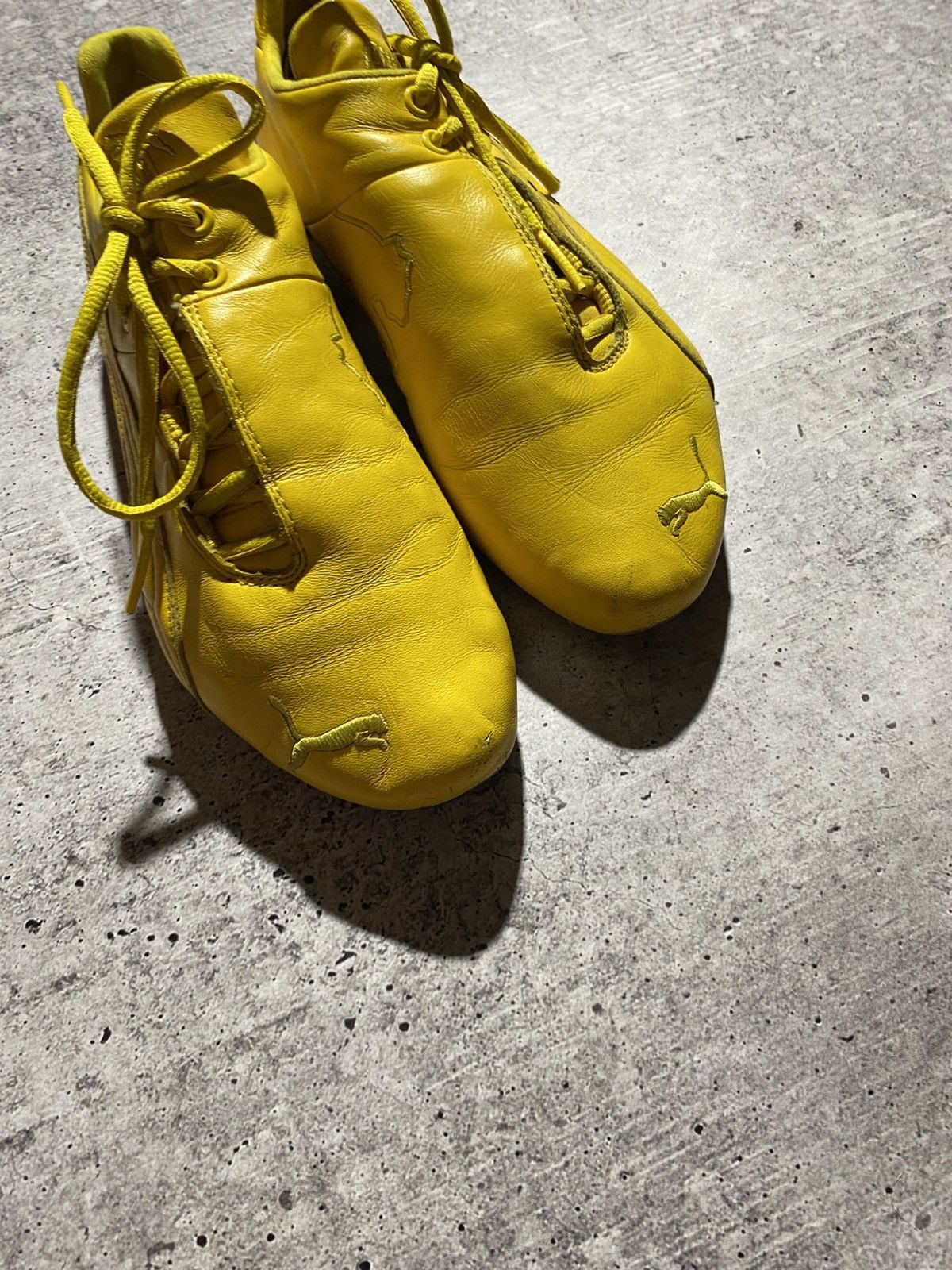 Puma Puma Ferrari Speedcat vintage yellow sneakers Size US 10 / EU 43 - 10 Thumbnail