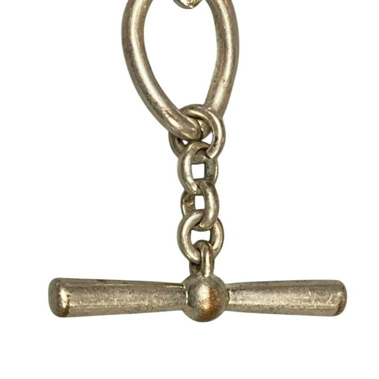 Monet Vintage Monet Silver-Tone Chain Link Bracelet With Toggle Cl Size ONE SIZE - 6 Thumbnail