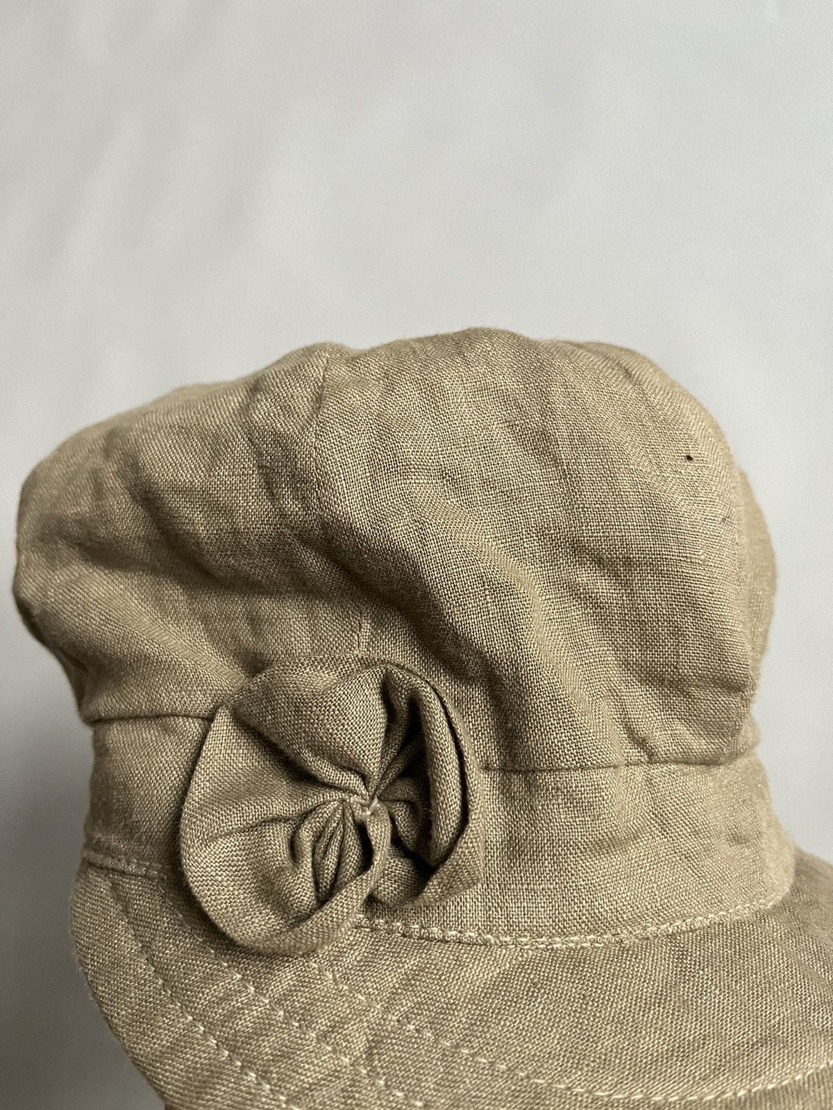 Issey Miyake ISSEY MIYAKE Olive Green Army Military Cadet Driver Cap Size ONE SIZE - 7 Thumbnail
