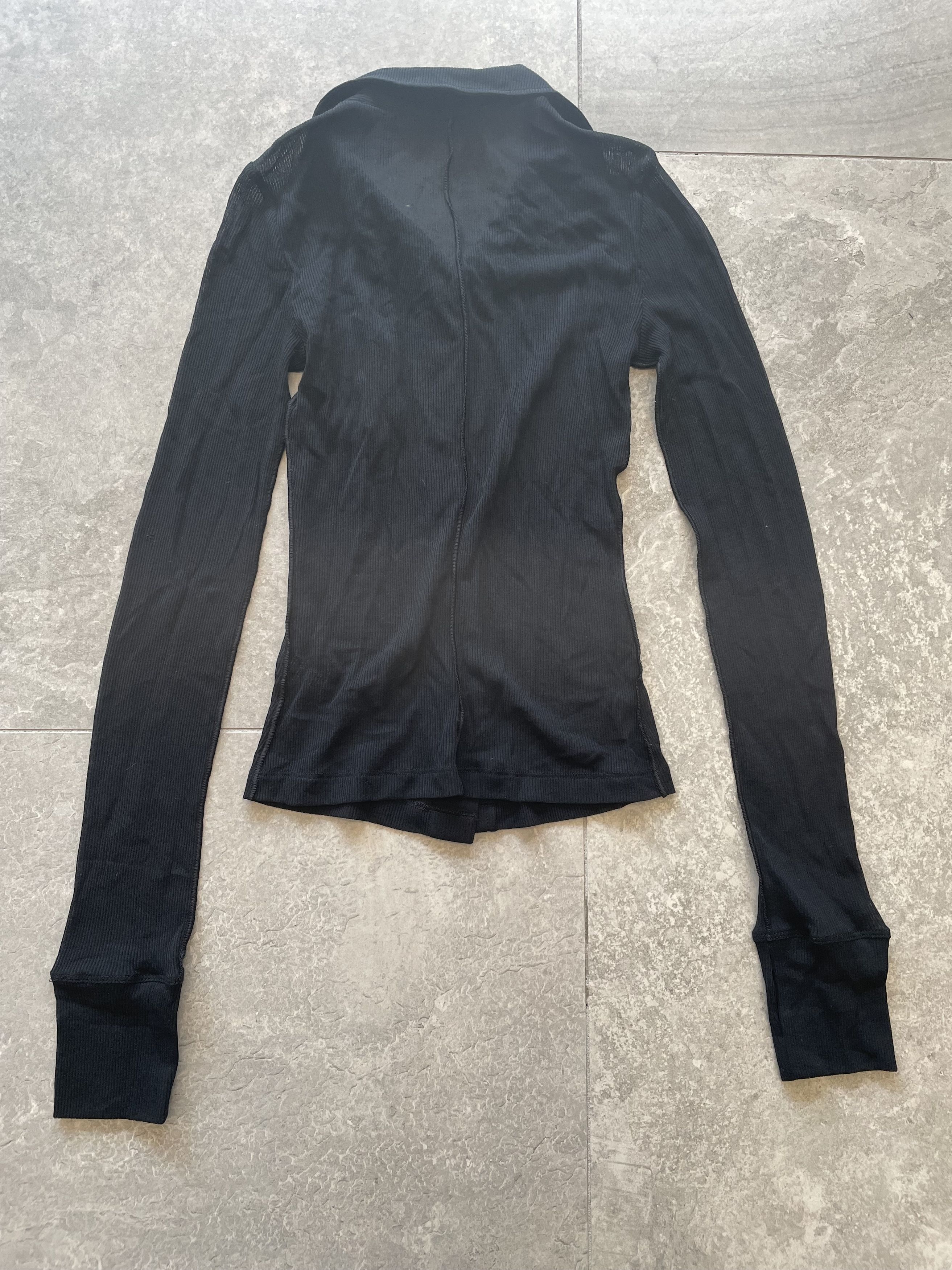 Helmut Lang Helmut Lang - Sheer Rib Shirt Size XS / US 0-2 / IT 36-38 - 2 Thumbnail