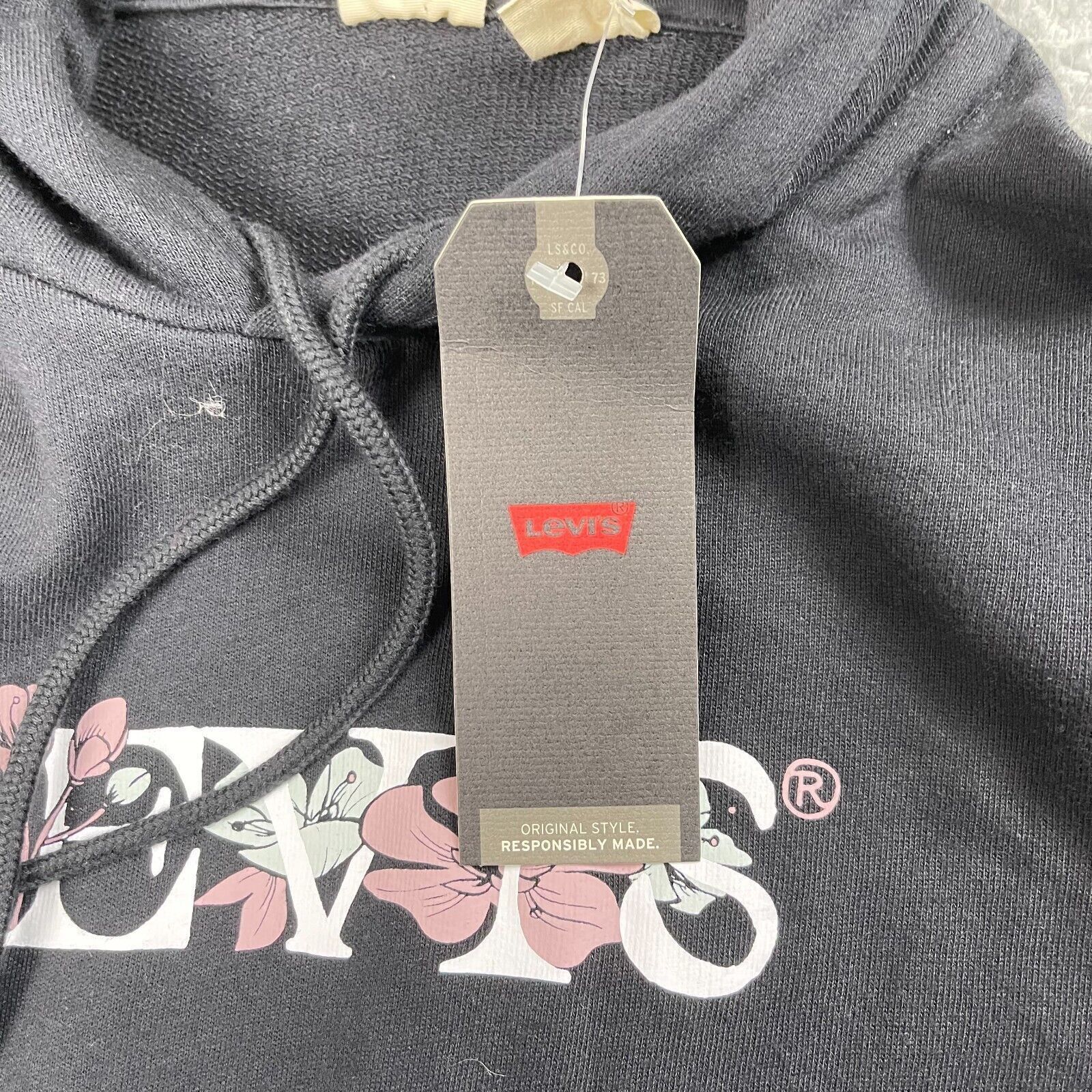 Levi's Levis Hoodie Mens Long Sleeve Kangaroo Pockets Pullover Size US S / EU 44-46 / 1 - 2 Thumbnail