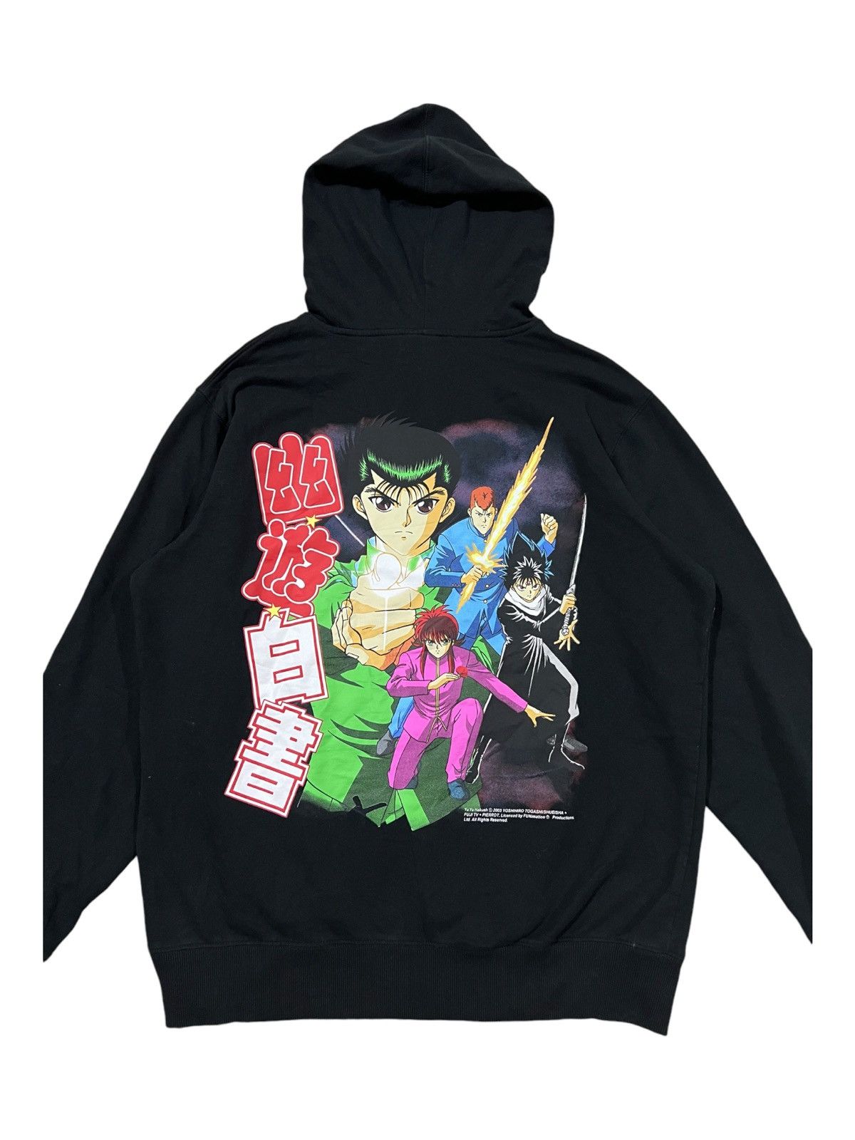 Anime × Japanese Brand × Vintage Vintage 2003 Yu Yu Hakusho 🇯🇵 Anime Funimation Hoodie Size US L / EU 52-54 / 3 - 3 Thumbnail
