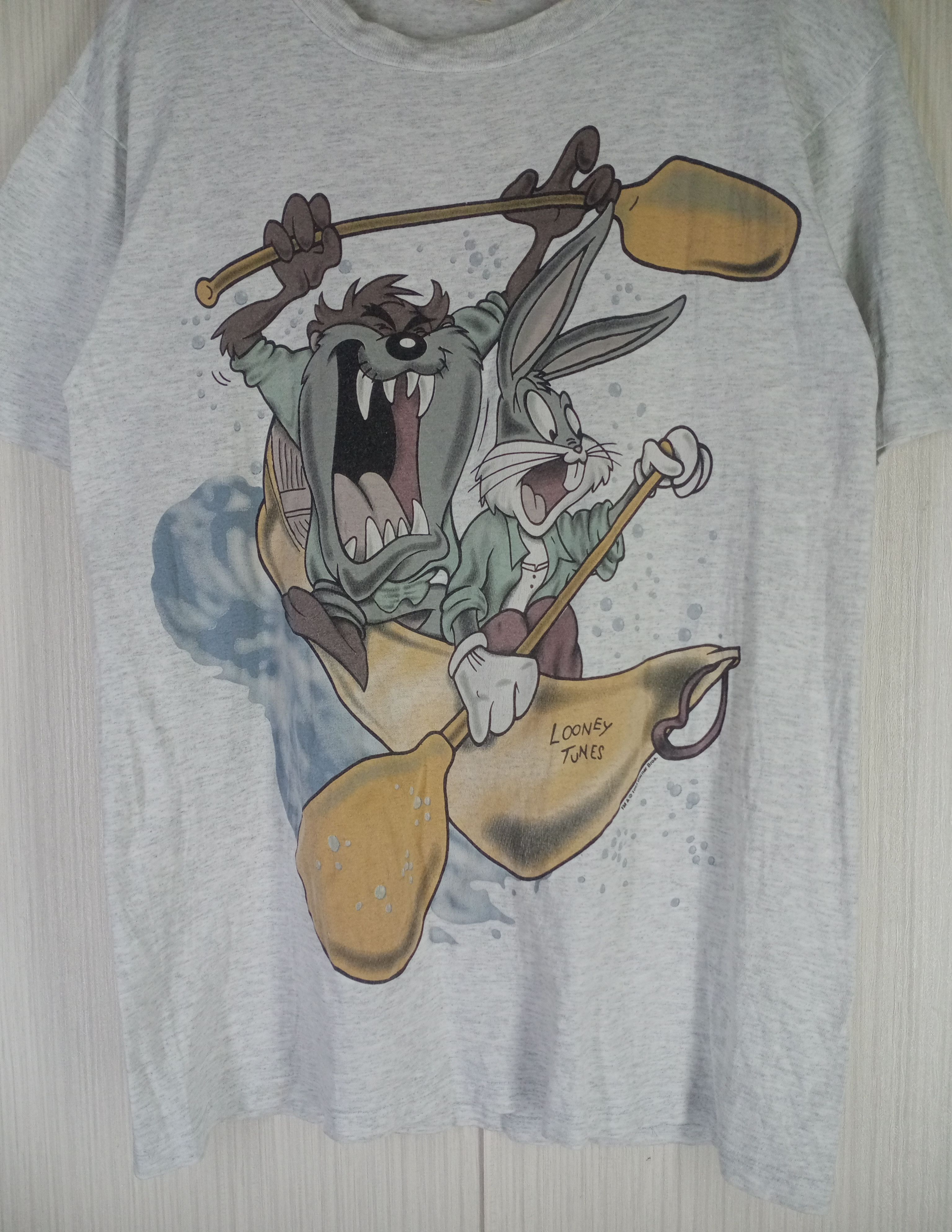 Cartoon Network Very Rare Vintage 1995 Tazmania Looney Tunes Tshirt Size US M / EU 48-50 / 2 - 4 Thumbnail