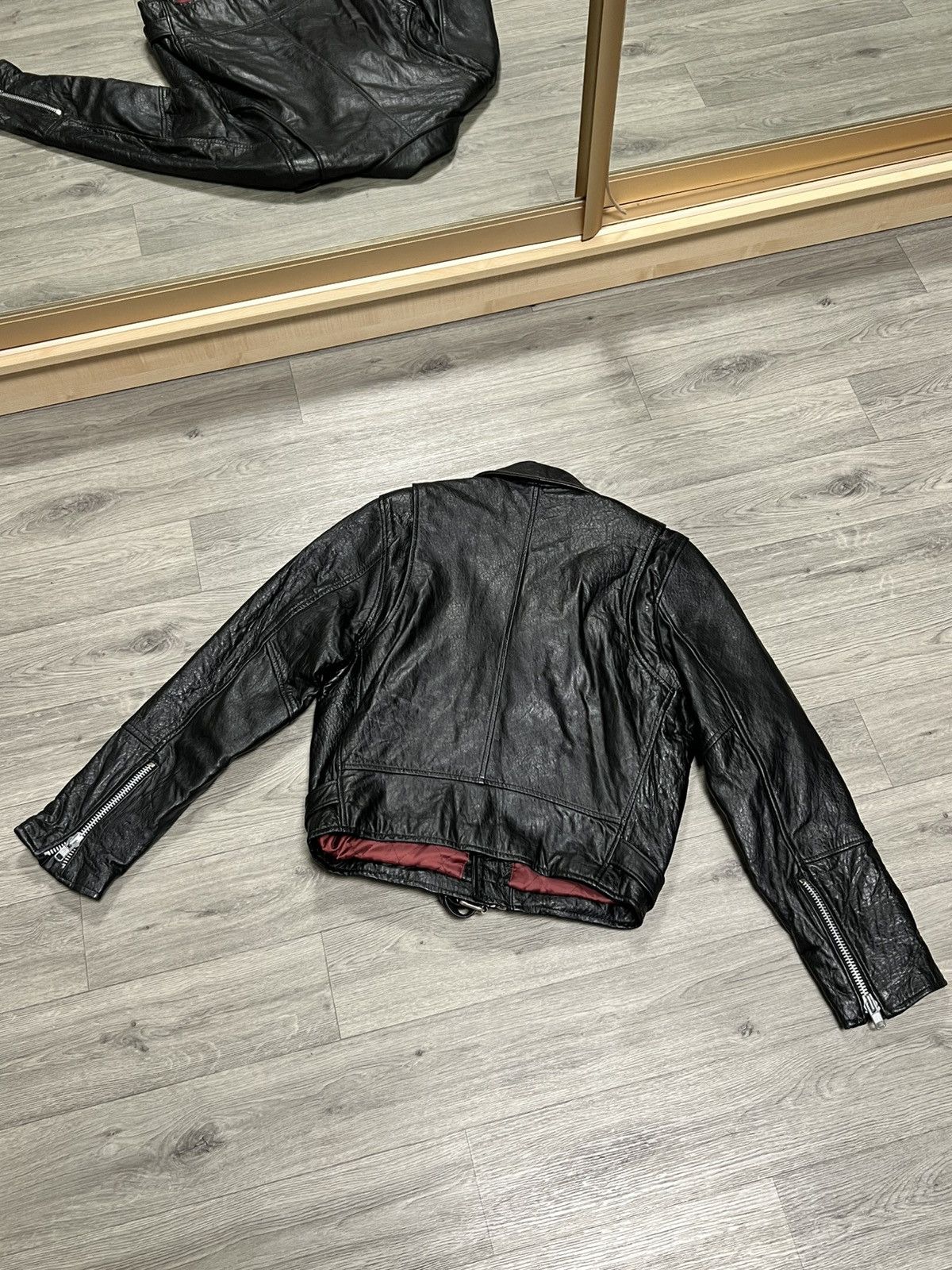 Vintage Motorcycle leather vintage men’s jacket Size US M / EU 48-50 / 2 - 7 Thumbnail