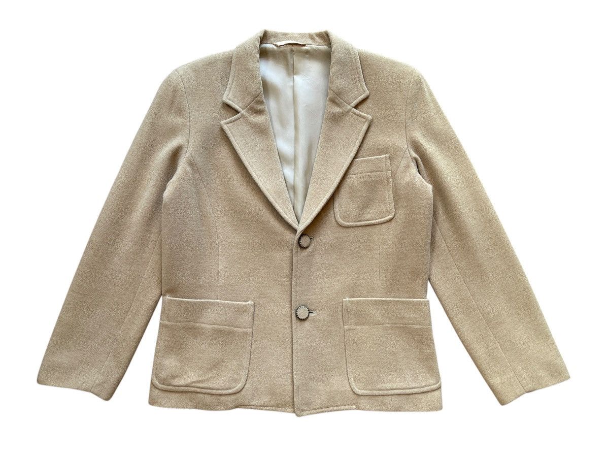 Yohji Yamamoto SAMPLE Y's Bis Beige Cashmere Coat Size US S / EU 44-46 / 1 - 2 Thumbnail