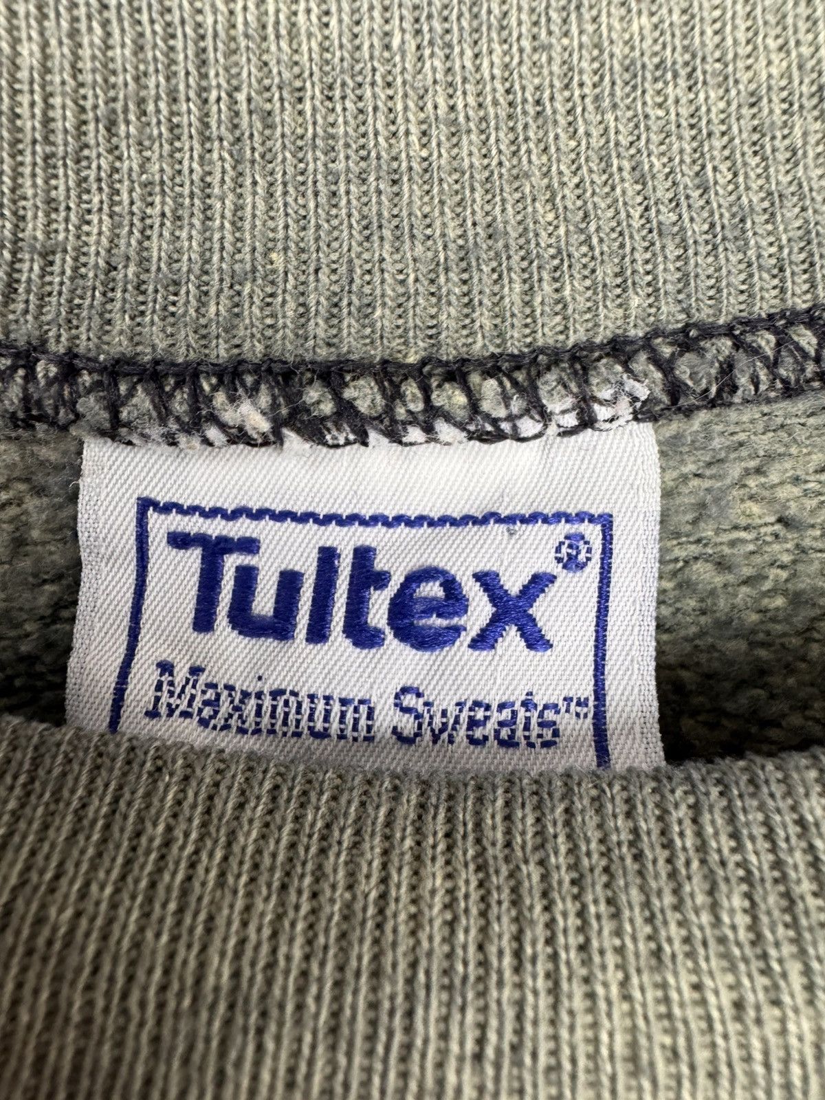 Tultex Tultex Vintage Women Cotton Cropped Sweatshirt Green Size L / US 10 / IT 46 - 4 Thumbnail