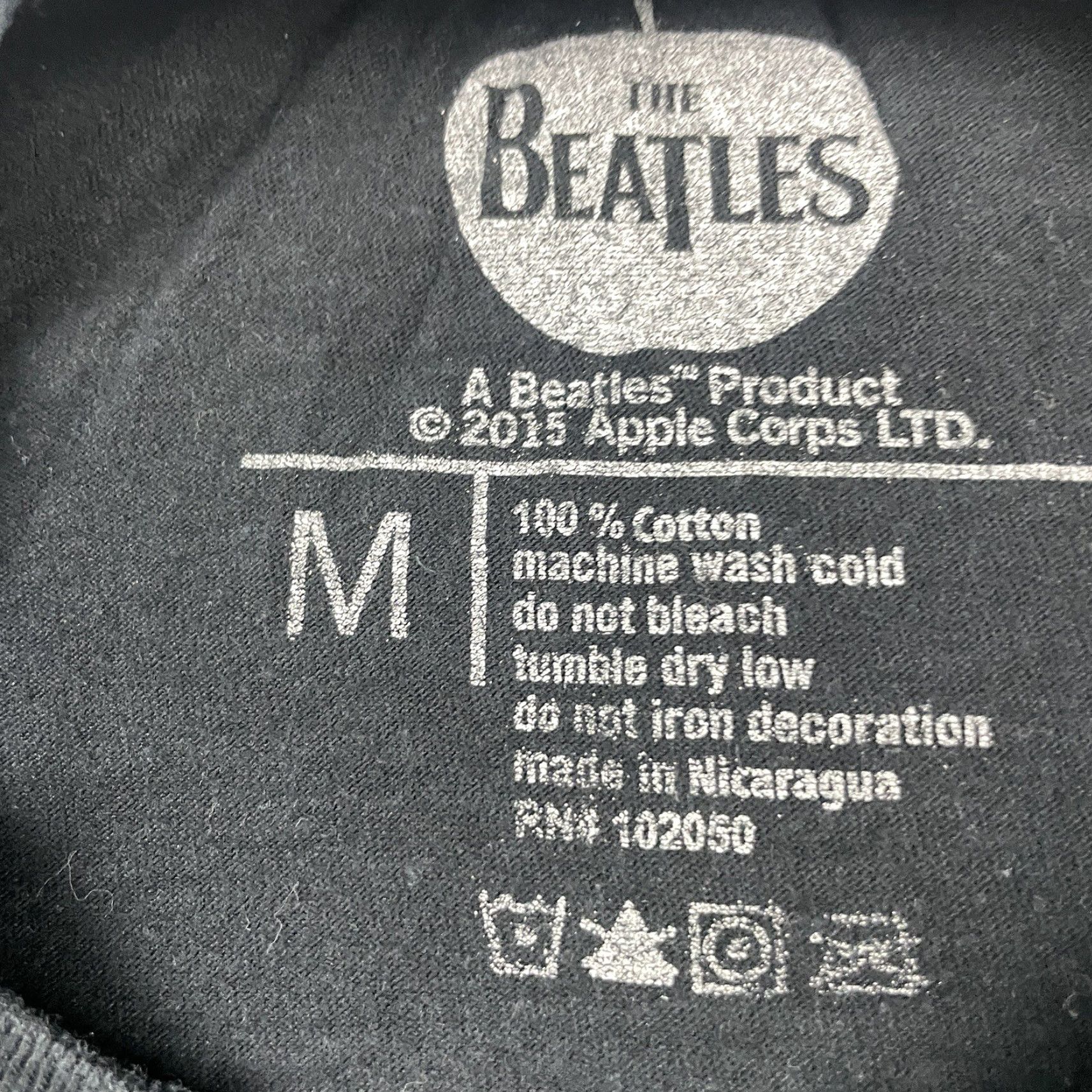 Vintage The Beatles Shirt Men Adult Medium Black Abbey Road Album Graphic M Band Tee Mens Size US M / EU 48-50 / 2 - 4 Thumbnail