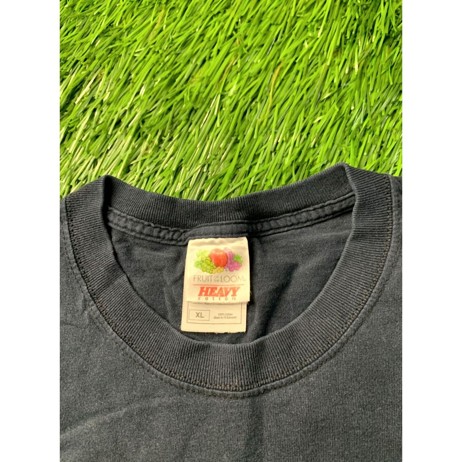 Fruit Of The Loom SUN Record Studio Shirt XL Mens Vintage 90s Black 100% Cotton Fruit of the Loom Short Sleeve Y2K Printed Memphis Tennessee Size US XL / EU 56 / 4 - 4 Thumbnail