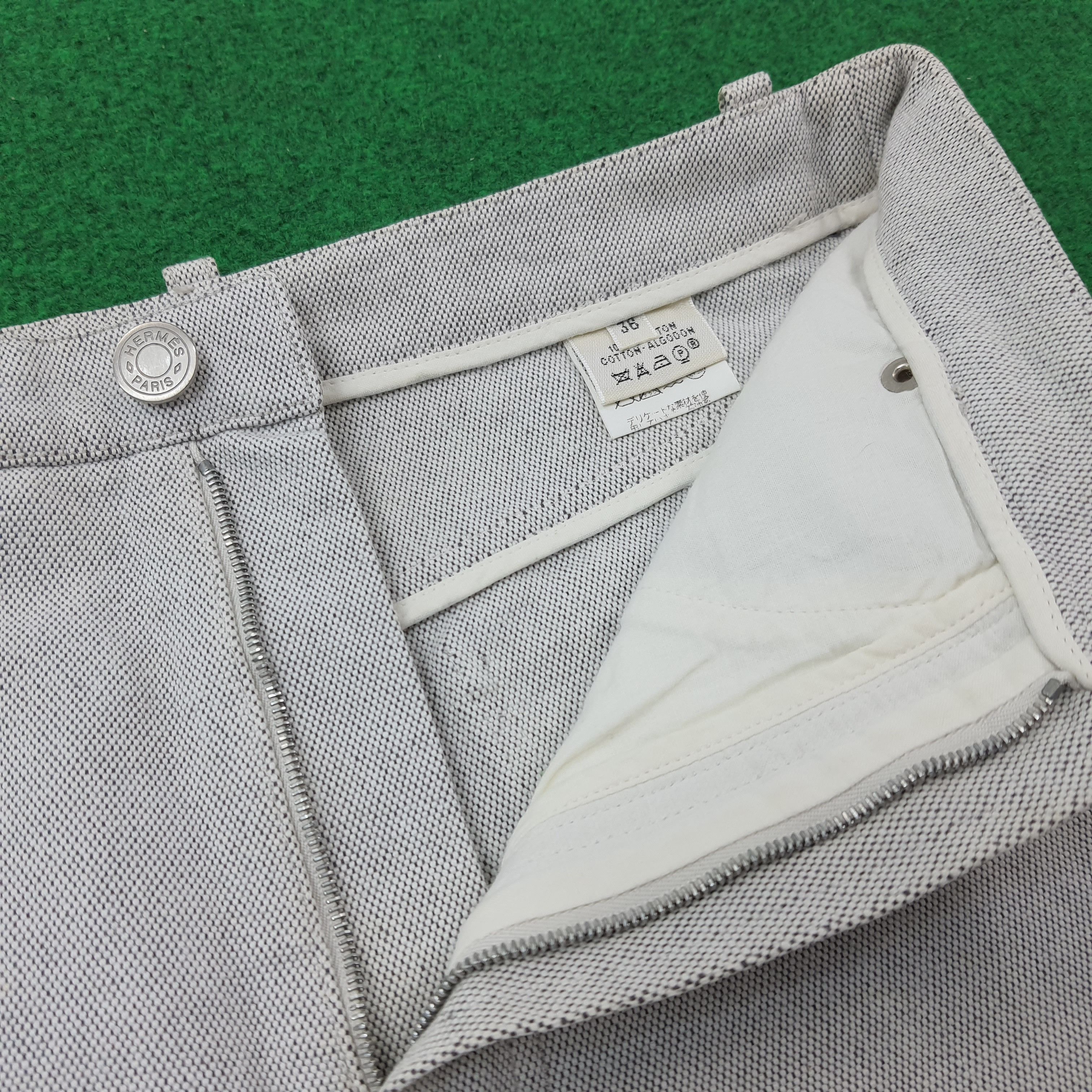 Designer × Hermes × Vintage Vintage Hermes Paris Designer Denim Pants Size US 26 / EU 42 - 5 Thumbnail
