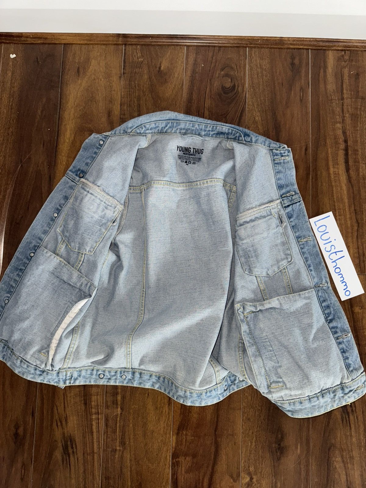Young Thug Young Thug 2017 denim tour jacket + tote bag Size US M / EU 48-50 / 2 - 9 Thumbnail