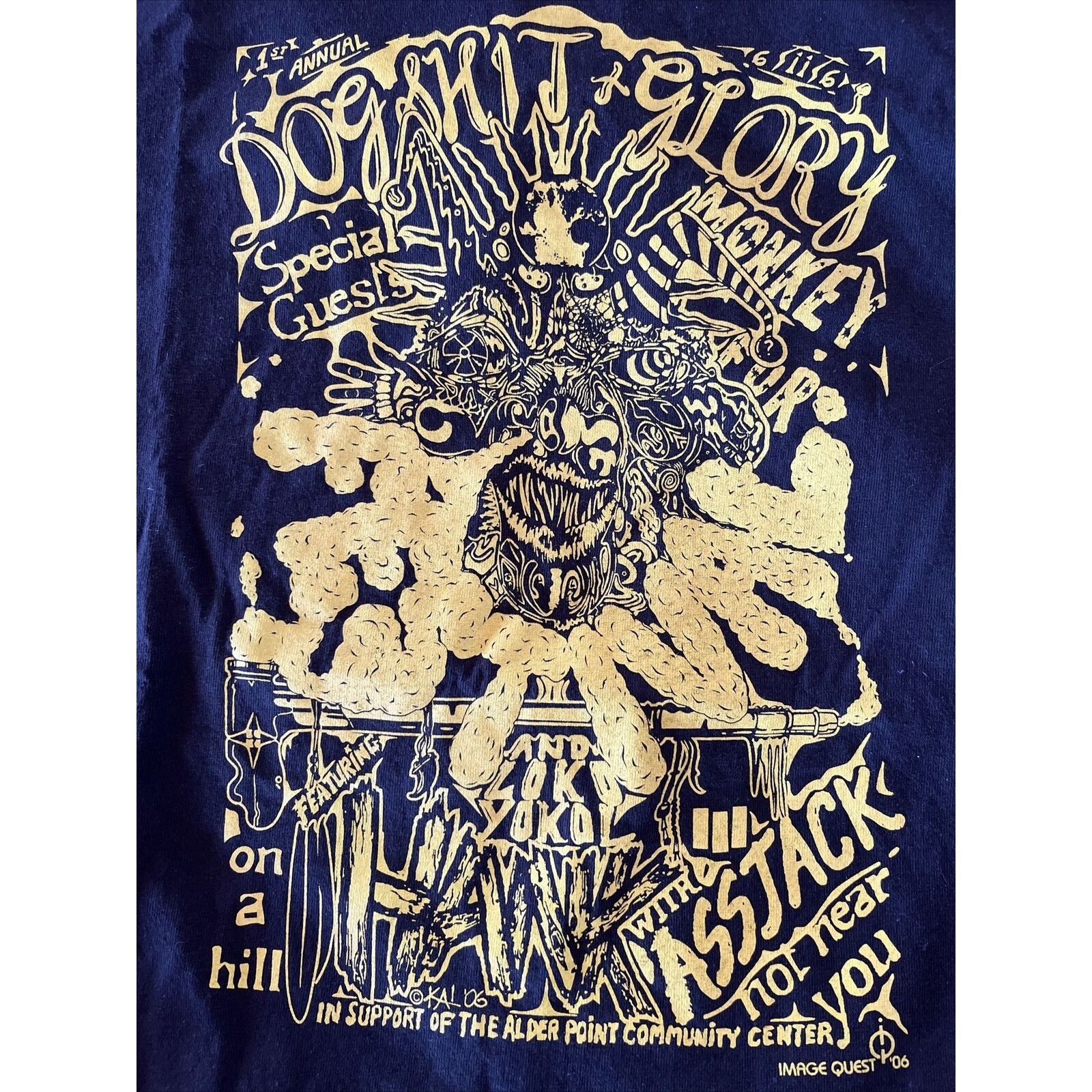 Gildan Dogsh*t & Glory Festival M Brown HANK III Monkey Fur 06 Tee Size US M / EU 48-50 / 2 - 6 Thumbnail