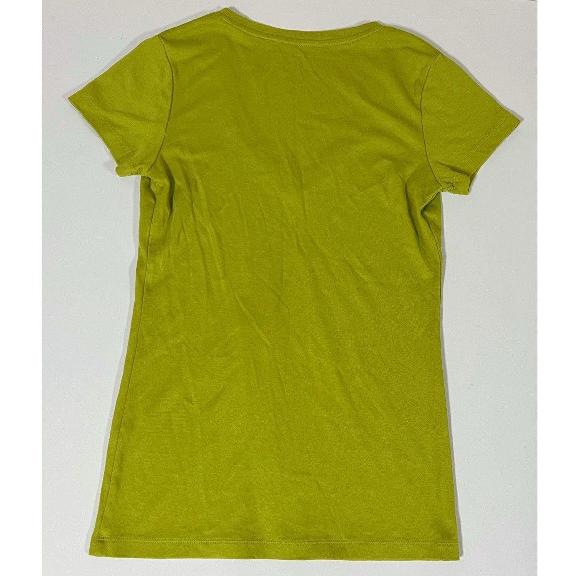 Banana Republic Lime Green V-Neck Short Sleeve Tee Shirt Top Blouse Size S ✨ Size S / US 4 / IT 40 - 4 Thumbnail
