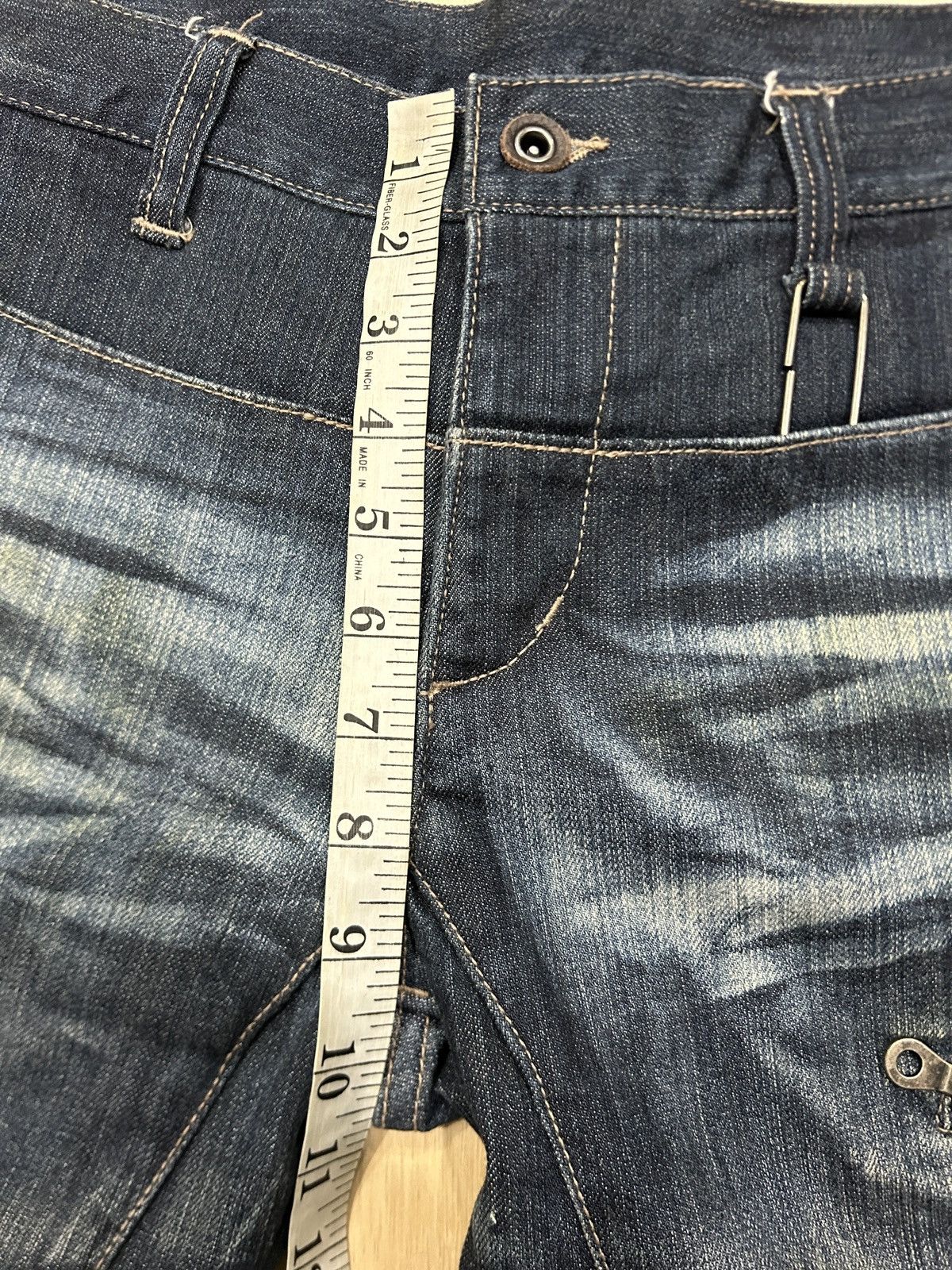 PPFM Vintage PPFM Japan Seditionaries Multi Zipper Jeans Size US 33 - 13 Thumbnail