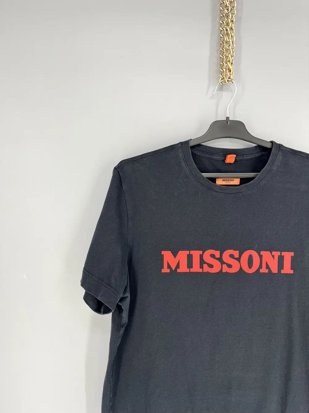 Missoni Vintage Missoni Spellout Logo Tshirt Size M Size US M / EU 48-50 / 2 - 4 Thumbnail