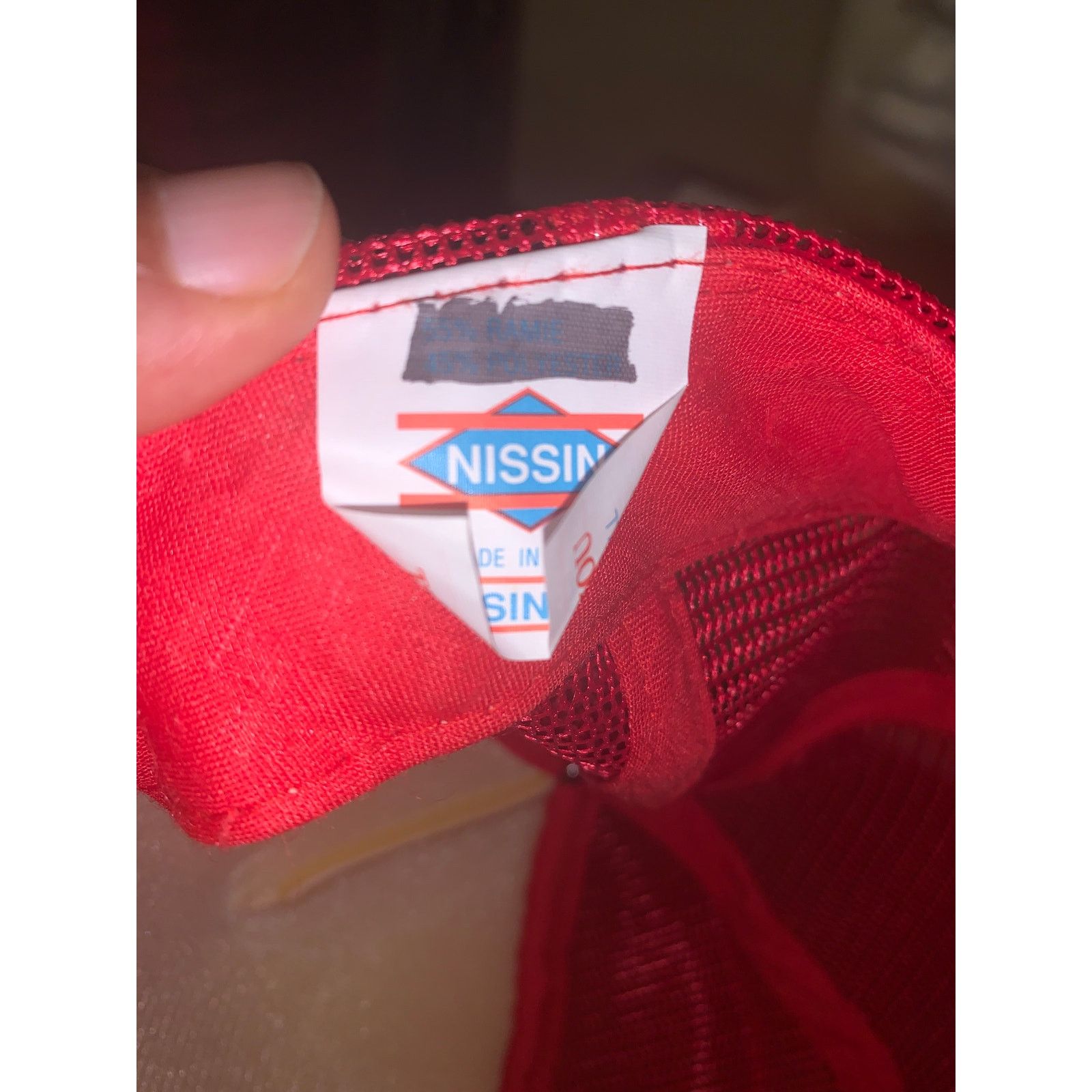 Coleman × Vintage Vintage Coleman Trucker Hat Red White Nissin Snapback Cap Size ONE SIZE - 7 Thumbnail