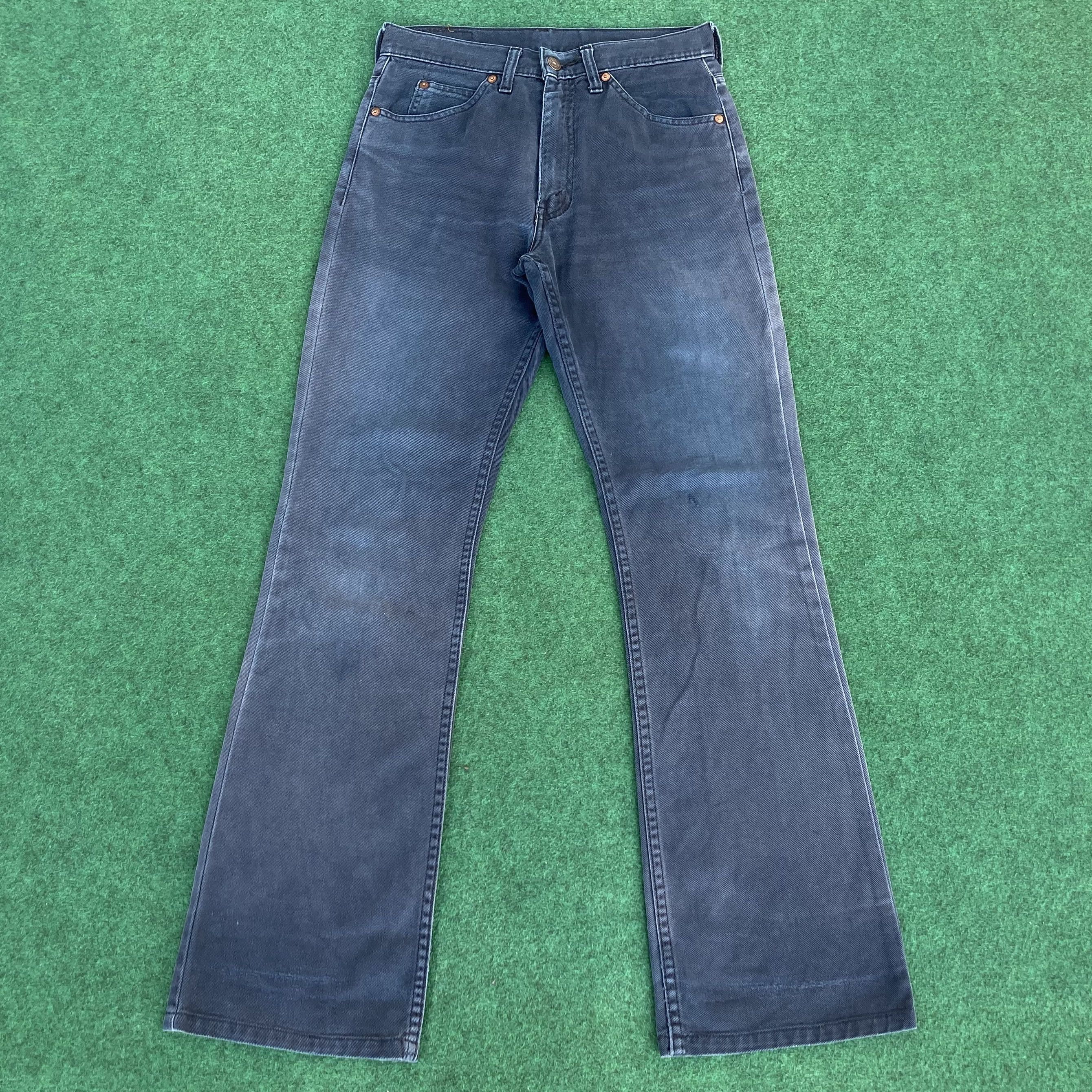 Levi's Vtg Levis 517 Faded Denim Bootcut Flared Jeans Size US 28 / EU 44 - 1 Thumbnail