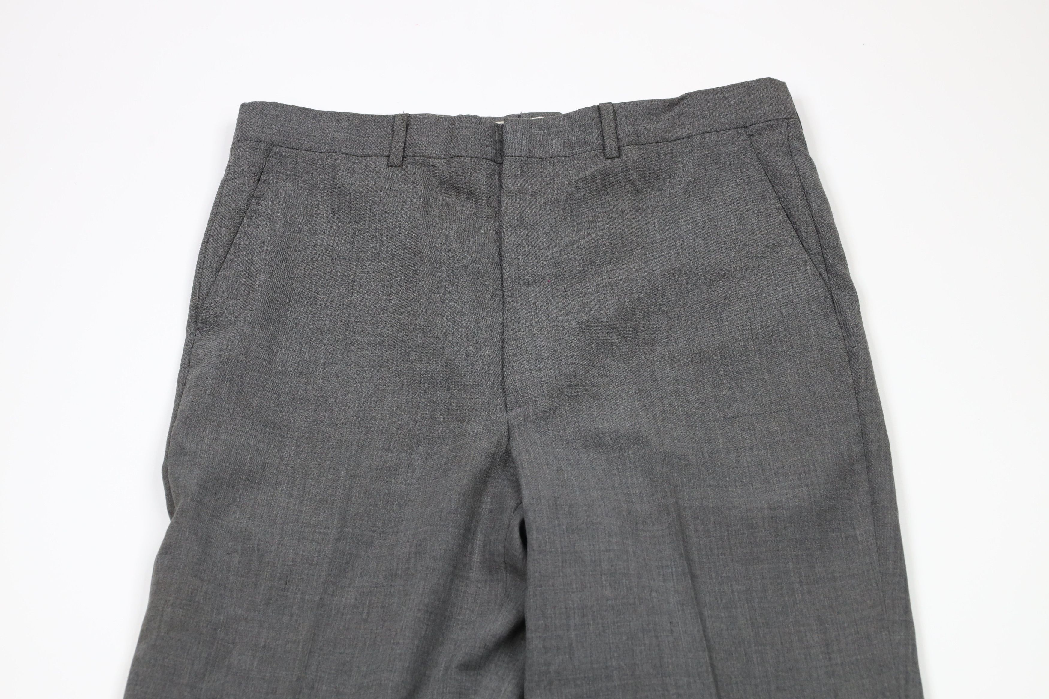 Vintage Vintage 70s Streetwear Flared Wide Leg Chino Pants Gray USA Size US 36 / EU 52 - 2 Thumbnail