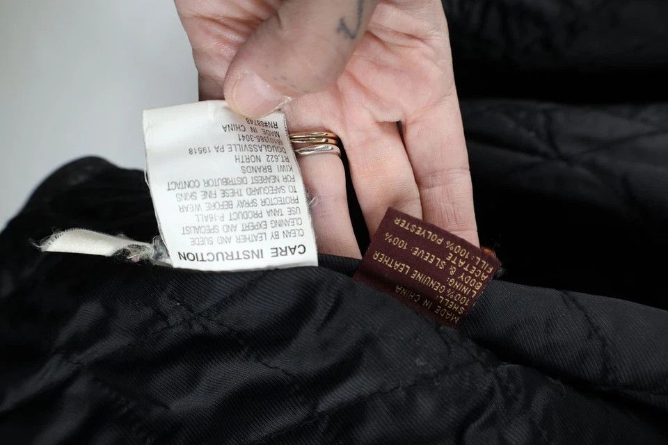 Vintage Vintage 90s Streetwear Heavyweight Leather Jacket Dark Brown Size US L / EU 52-54 / 3 - 11 Thumbnail