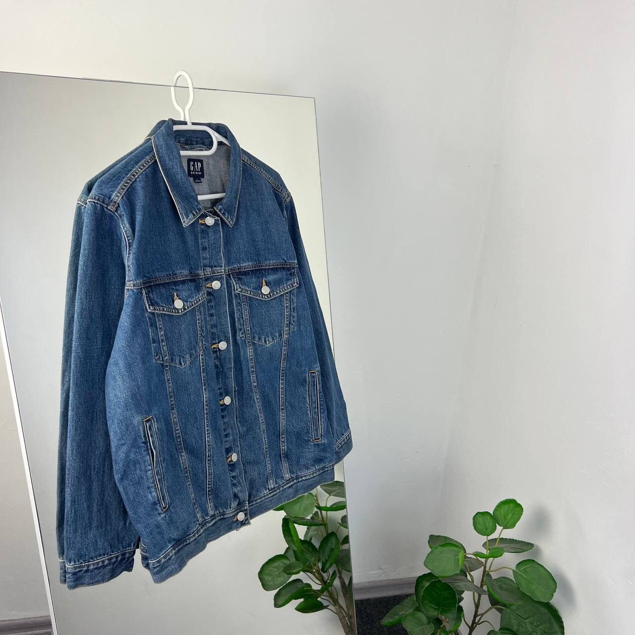 Gap Gap Denim Vintage Baggy Jacket Y2K Style Size US L / EU 52-54 / 3 - 1 Thumbnail