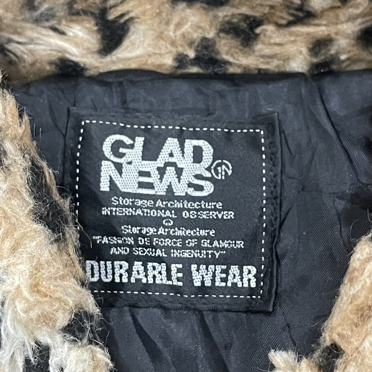 Vintage Designer Leopard Print Faux Fur Shearling Hoodie Jacket Size M / US 6-8 / IT 42-44 - 16 Thumbnail