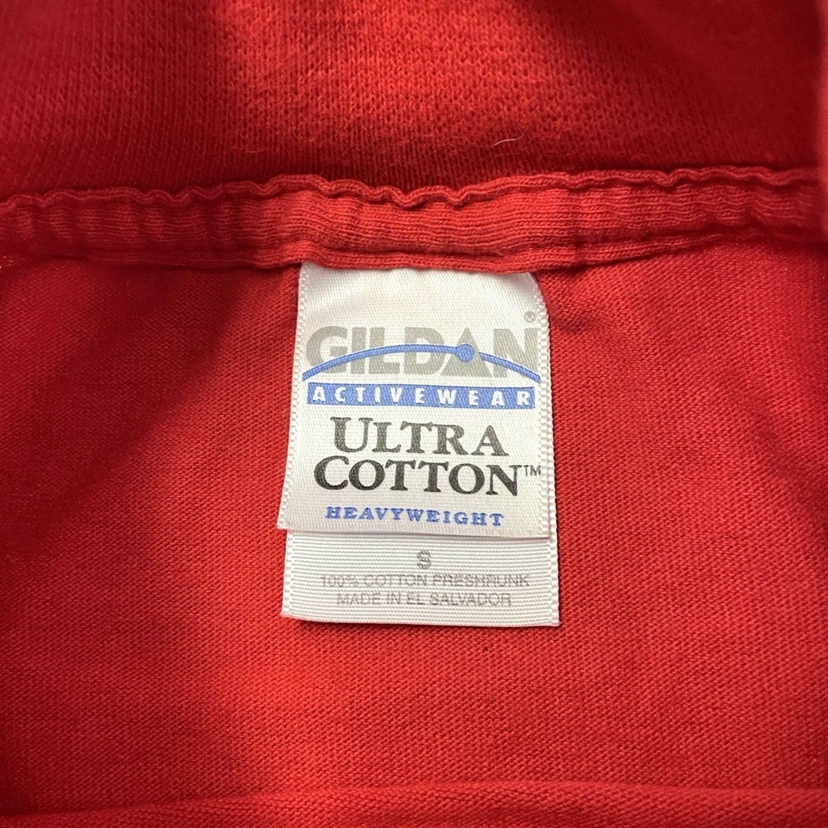 Gildan VINTAGE Alaska Huskies Shirt Adult Small Red Longsleeve Dogs Mock Neck Y2K Alaskan Mens Size US S / EU 44-46 / 1 - 7 Thumbnail