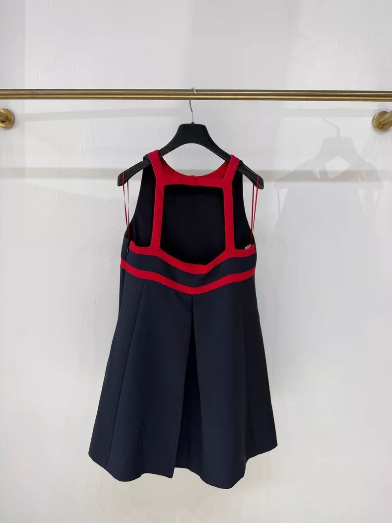 Dior Dior Colorblock Open Back Dress-2506 Size S / US 4 / IT 40 - 2 Thumbnail