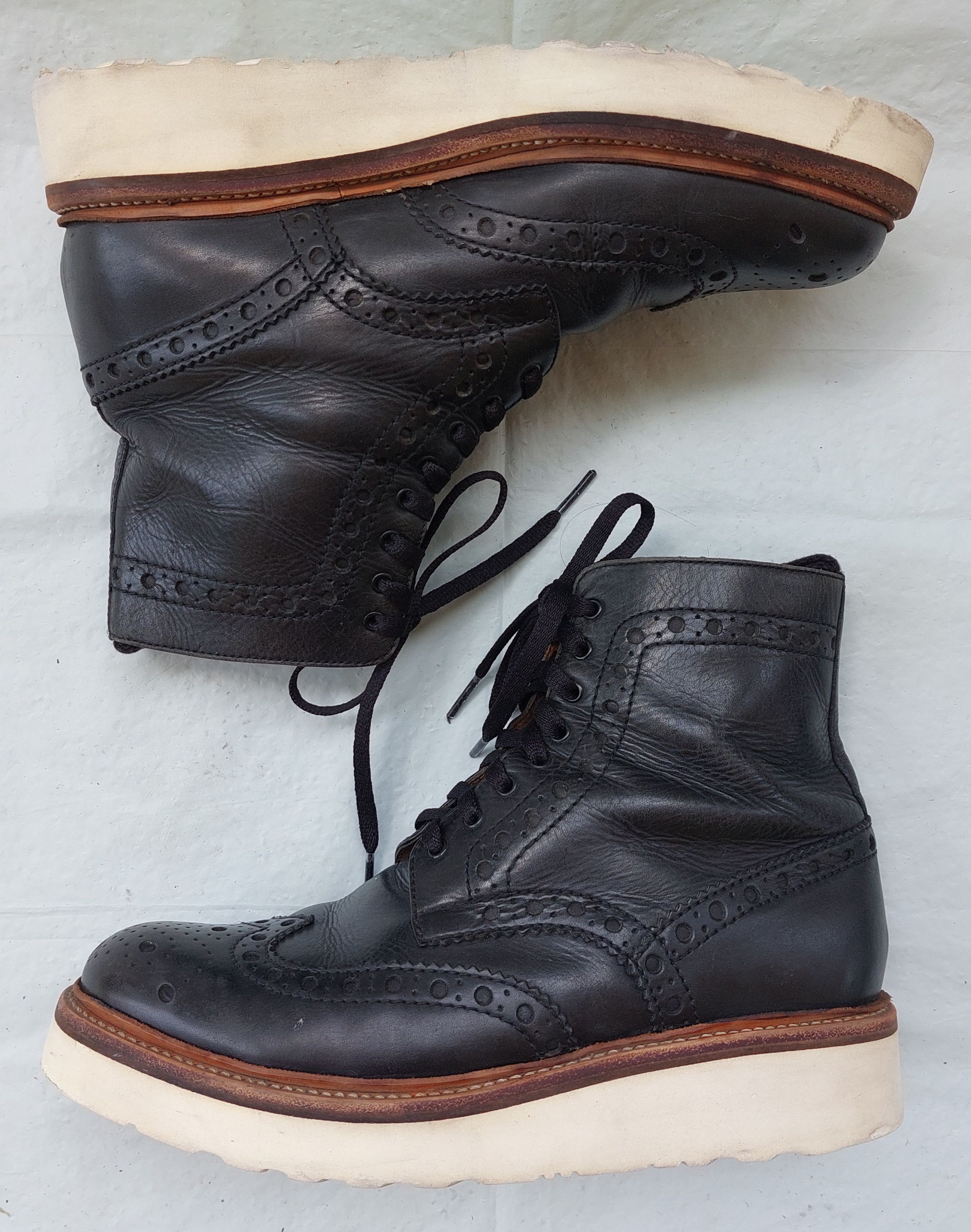 Grenson GRENSON wingtip ankle boots Size US 7 / EU 40 - 2 Thumbnail