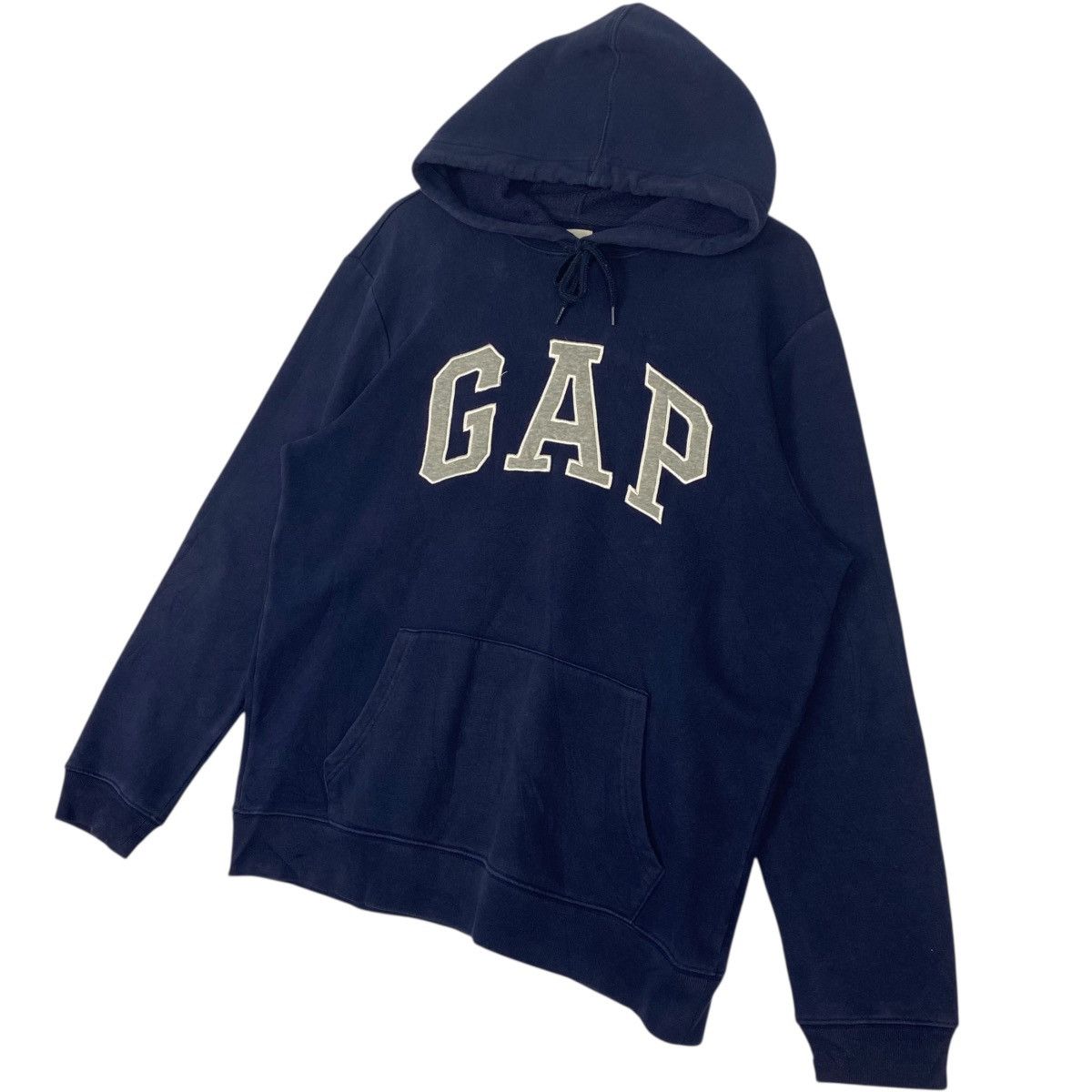 Other Vintage GAP Hoodie Big Logo Embroidered Blue Size US M / EU 48-50 / 2 - 2 Thumbnail