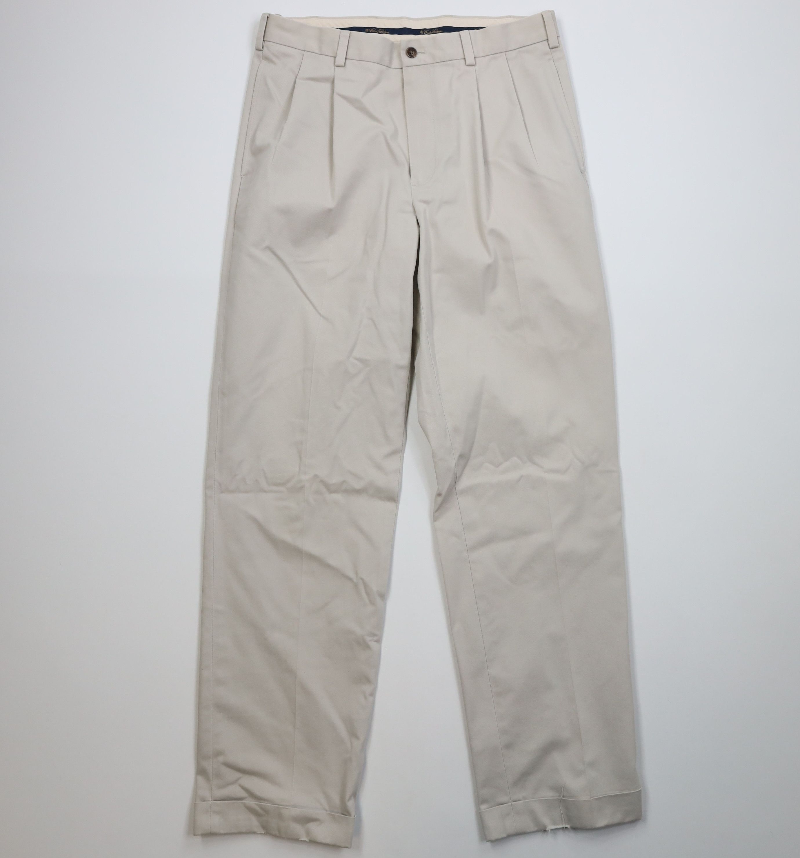 Brooks Brothers Brooks Brothers Heavy Thompson Advantage Chino Pants Stone Size US 34 / EU 50 - 1 Thumbnail