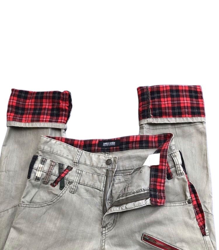Japanese Brand Y2k jungle storm double waist pants size 30 punk style Size US 30 / EU 46 - 8 Thumbnail