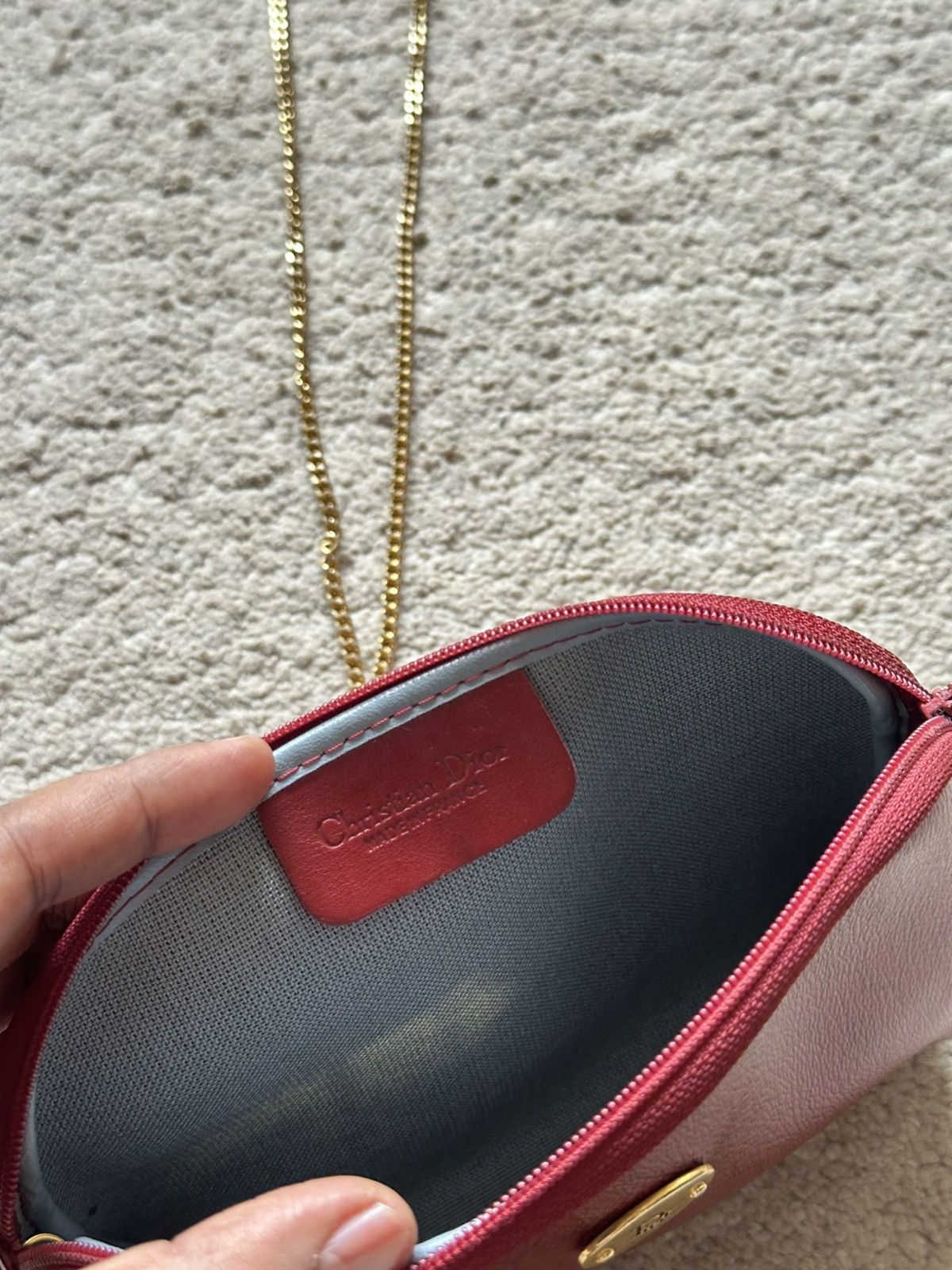 Dior 1990s Dior Monogram Chain Sling Bag Size ONE SIZE - 8 Thumbnail
