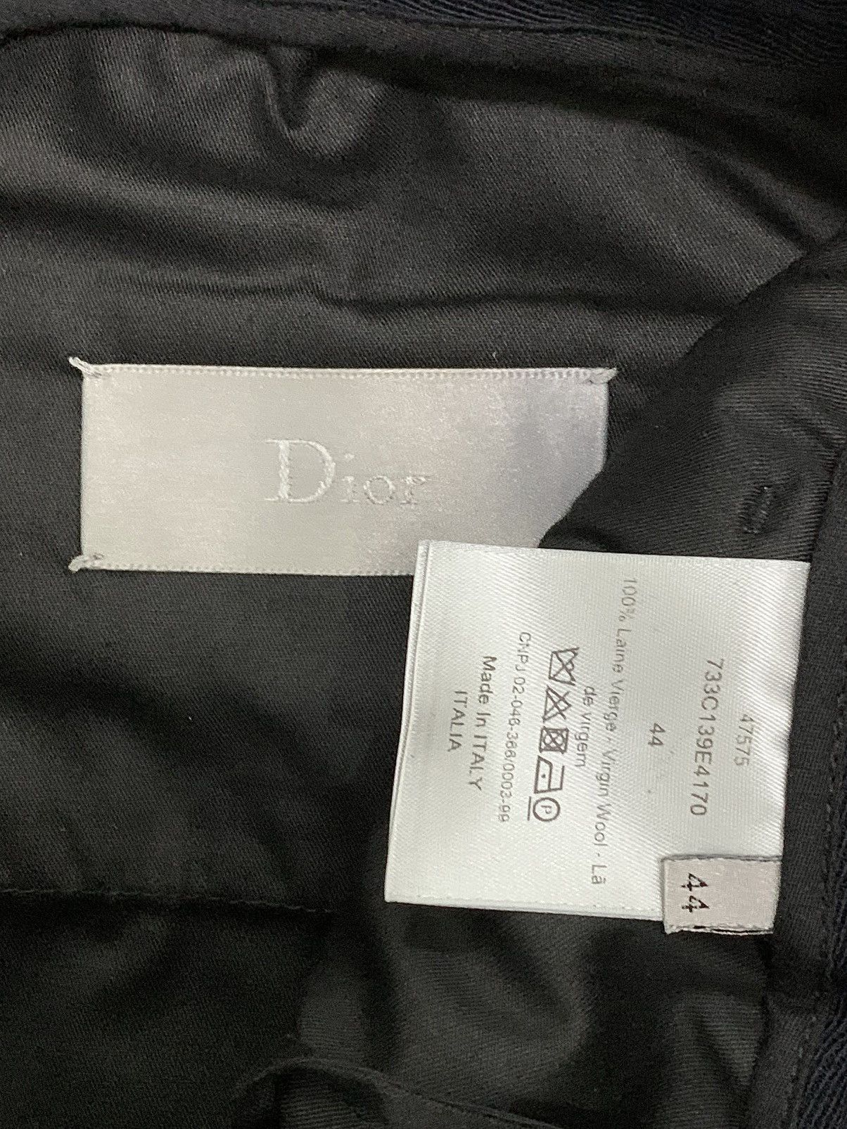 Dior DIOR HOMME TUCK - ANKLE ZIPPED JOGGER PANTS (WOOL) Size US 29 - 2 Thumbnail