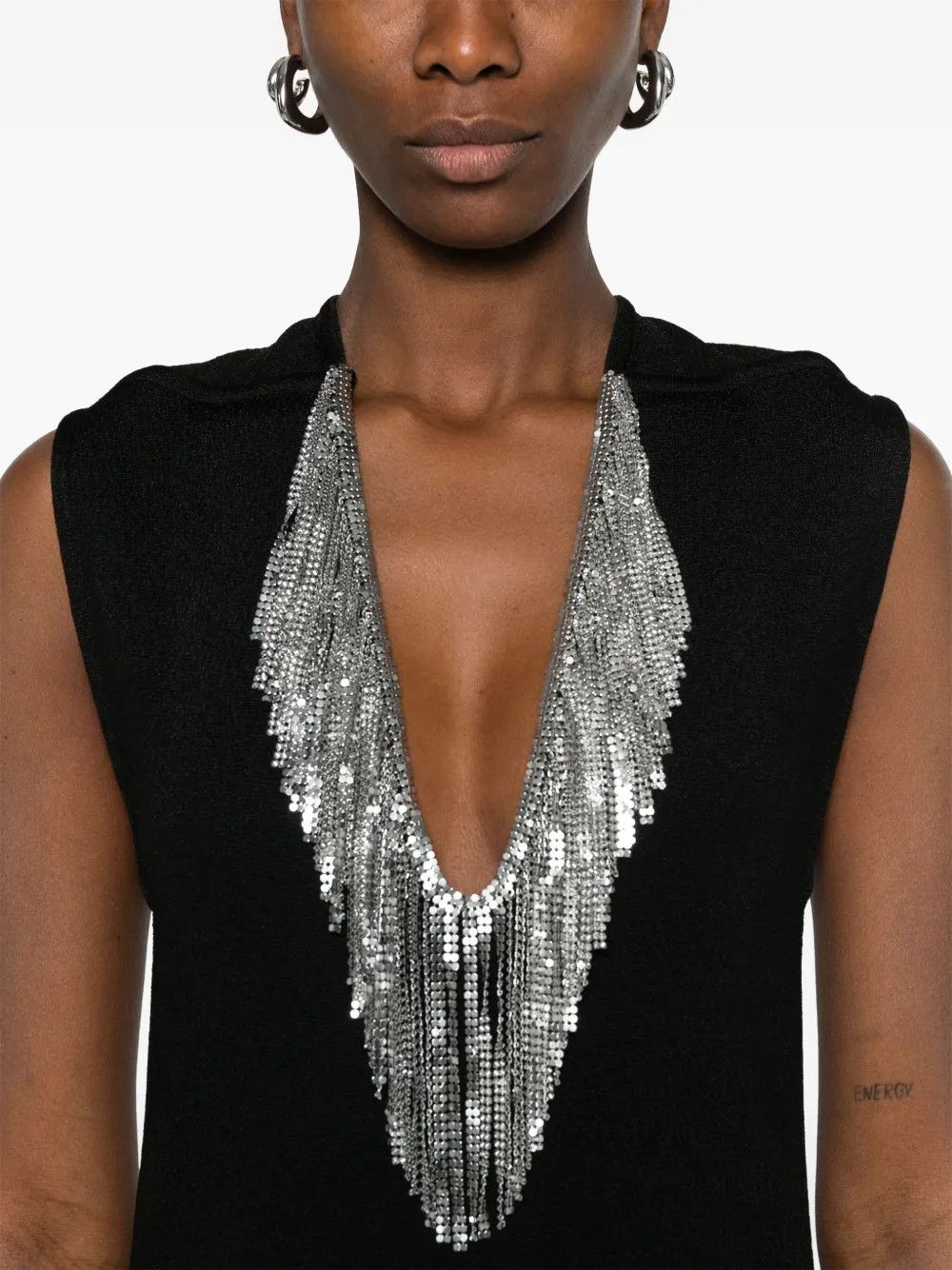 Jil Sander o1w1db10825 Maxi Dress in Black Size L / US 10 / IT 46 - 4 Thumbnail