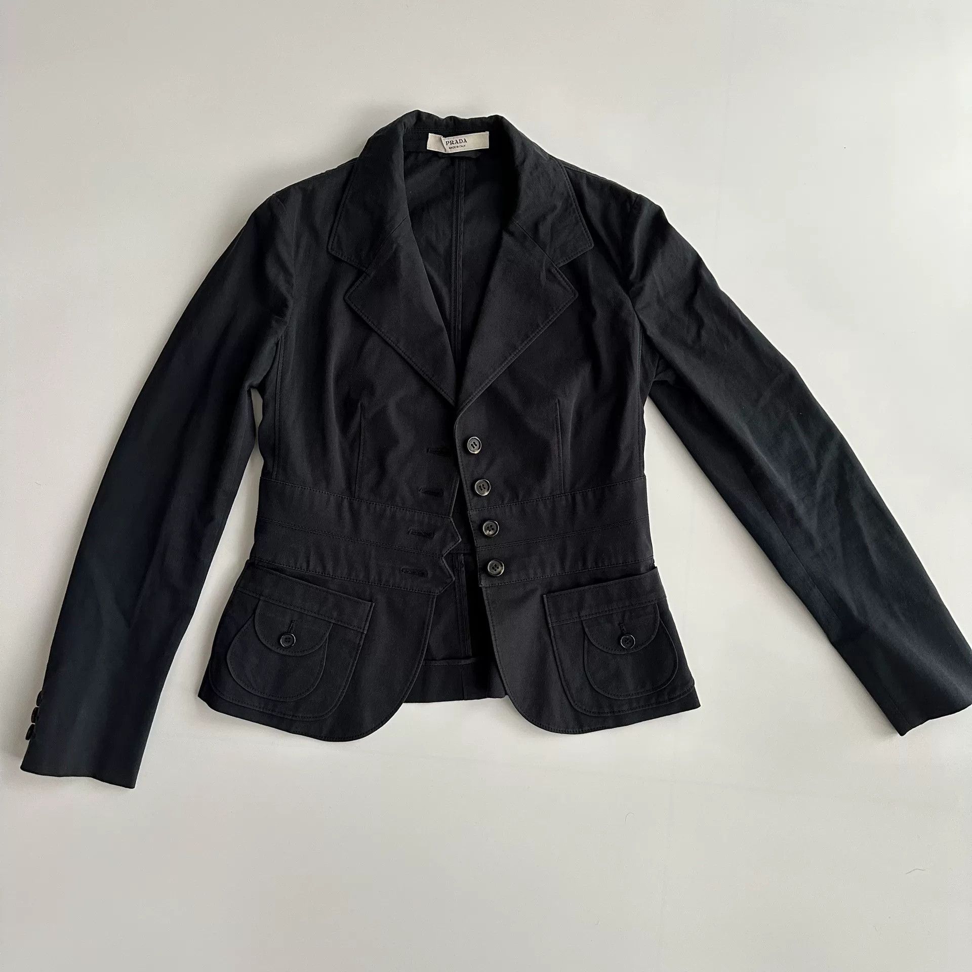 Prada PRADA Deconstructed Blazer Jacket Size 40 Size S / US 4 / IT 40 - 1 Thumbnail
