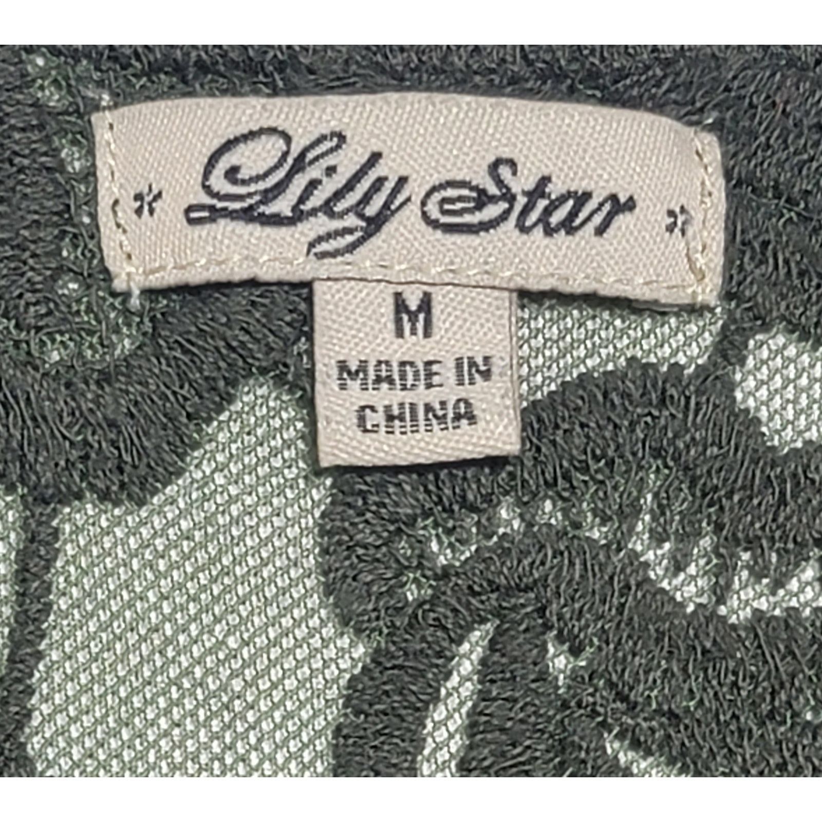 Other Lily Star Green Hi Low Lace Back Mini Dress Medium Flowy Size M / US 6-8 / IT 42-44 - 3 Thumbnail