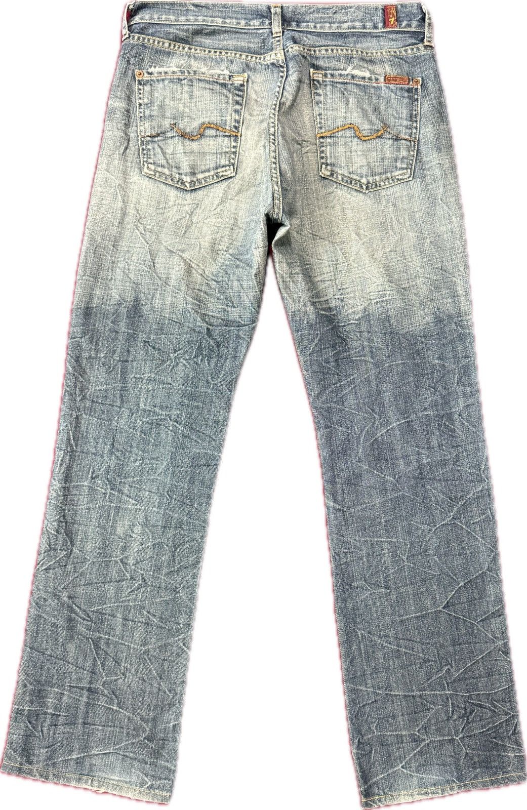7 For All Mankind Flare Type 7 For All Mankind Distress Denim Size US 32 / EU 48 - 7 Thumbnail