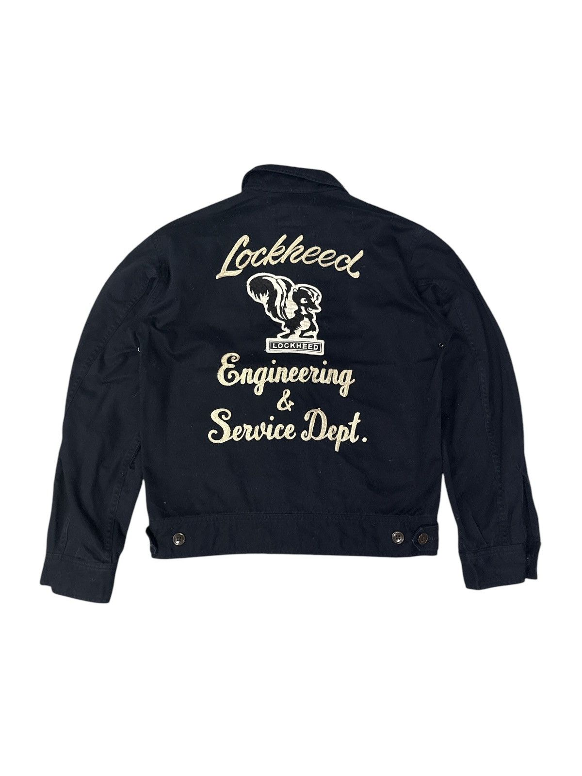 ジャケット・アウター BUZZ RICKSONS LOCKHEED SKUNK WORKS Buzz Ricksons Lockheed Skunk Works Flight Jacket MEN L