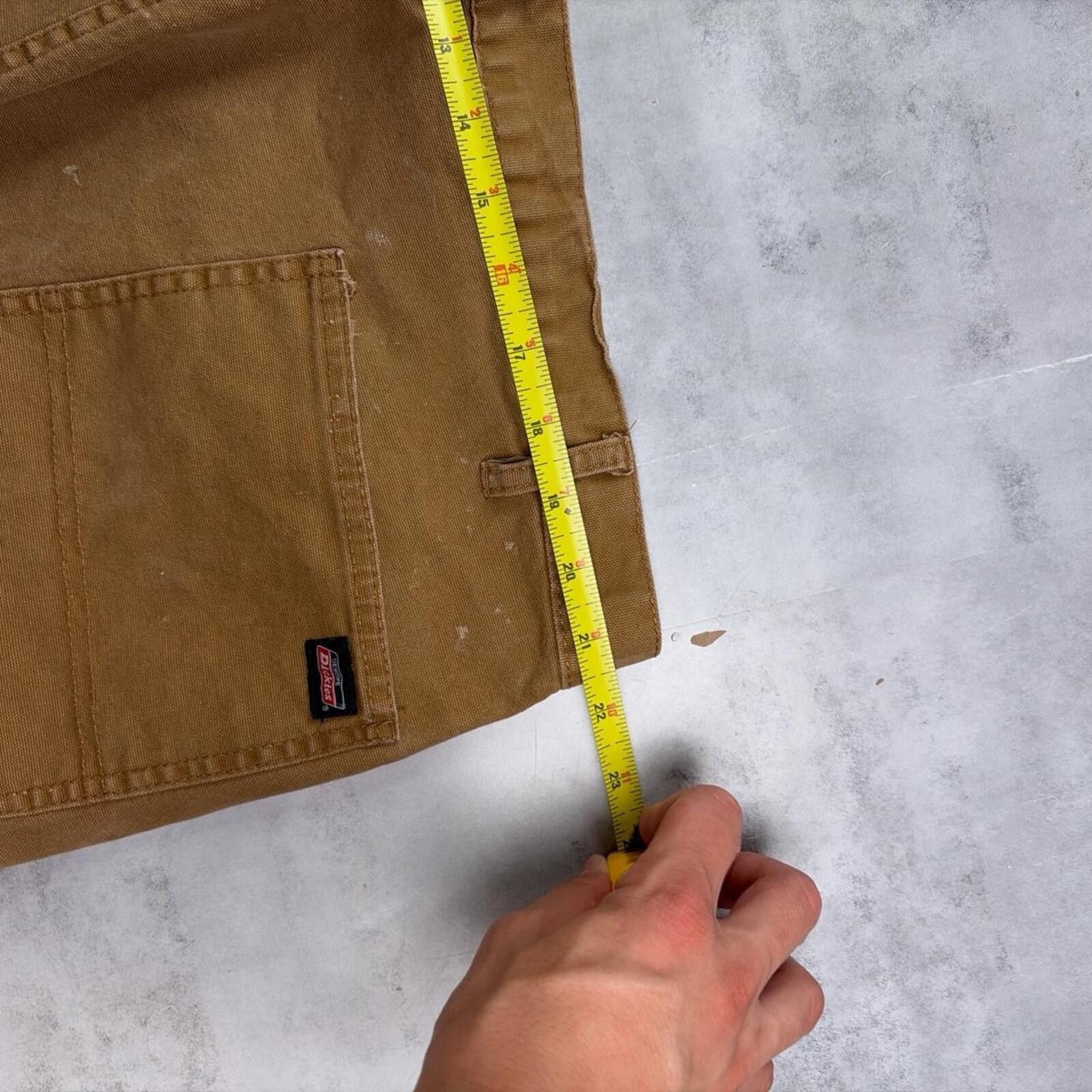 Dickies Y2K Tan Dickies Grunge Baggy Distressed Paint Splatter Pants Size US 44 / EU 60 - 6 Thumbnail
