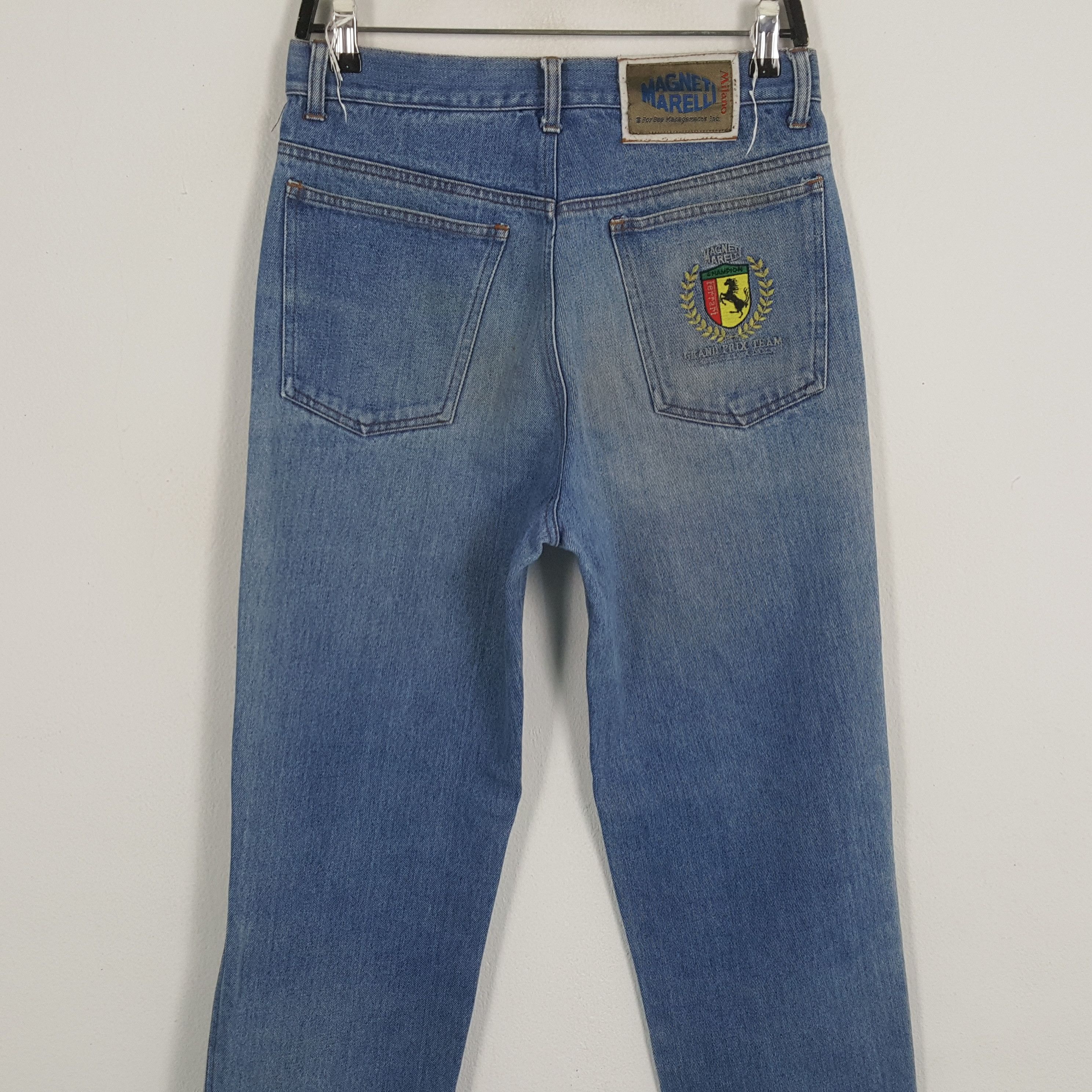 Ferrari × Vintage FERRARI MAGNETI MARELLI Jeans Size US 29 - 2 Thumbnail