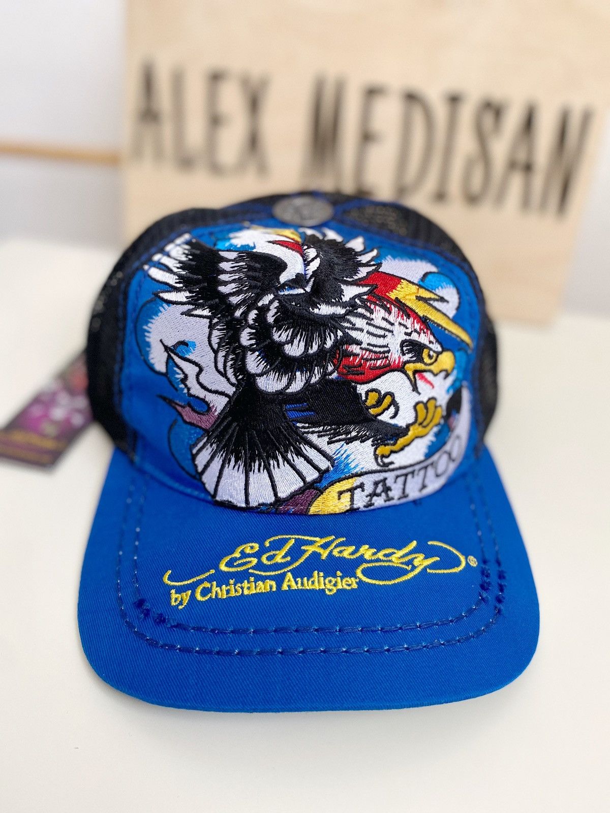 Ed Hardy Ed Hardy Cristian Audigier 77 Tattoo Eagle cap Size ONE SIZE - 1 Thumbnail