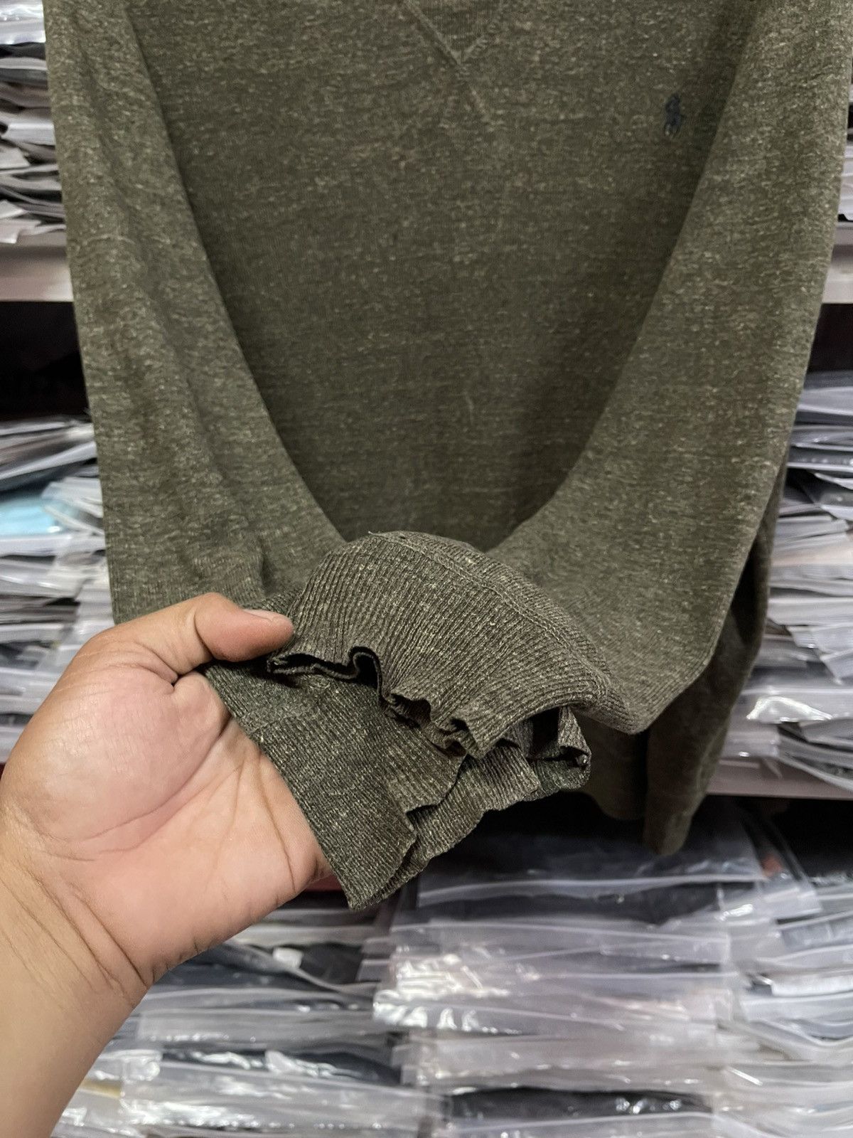 Polo Ralph Lauren Polo Ralph Lauren Dark Green Crewneck Sweater🔥🔥🔥 Size US L / EU 52-54 / 3 - 11 Thumbnail