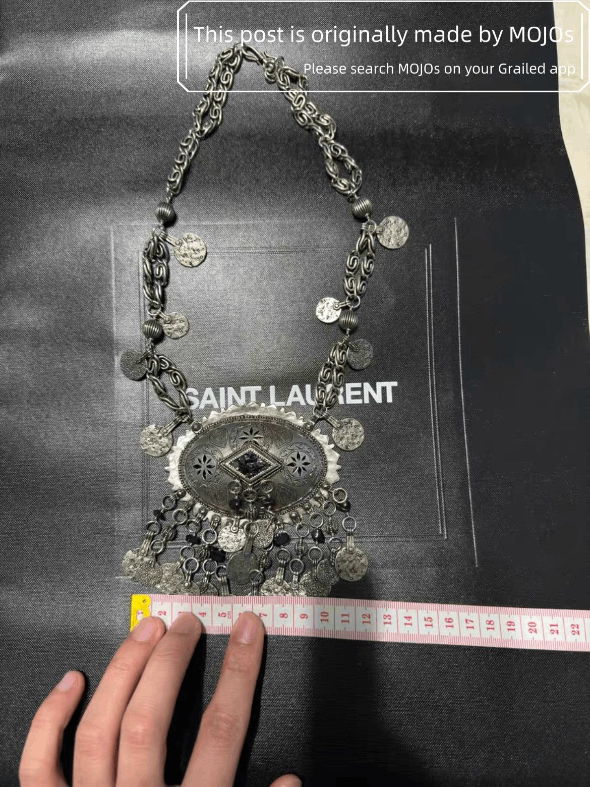 Saint Laurent Paris Saint Laurent Paris Ethical Style Jewel & Pandent Necklace Size ONE SIZE - 7 Thumbnail