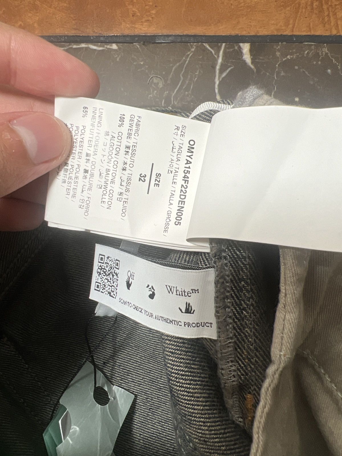 Off-White Off-White Diag Multi-Logo Jeans Brand New w Tags Size US 32 / EU 48 - 14 Thumbnail