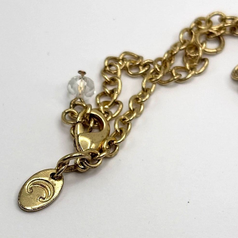 Other Gold Crystal Tassel Charming Charlie Necklace Size ONE SIZE - 4 Thumbnail