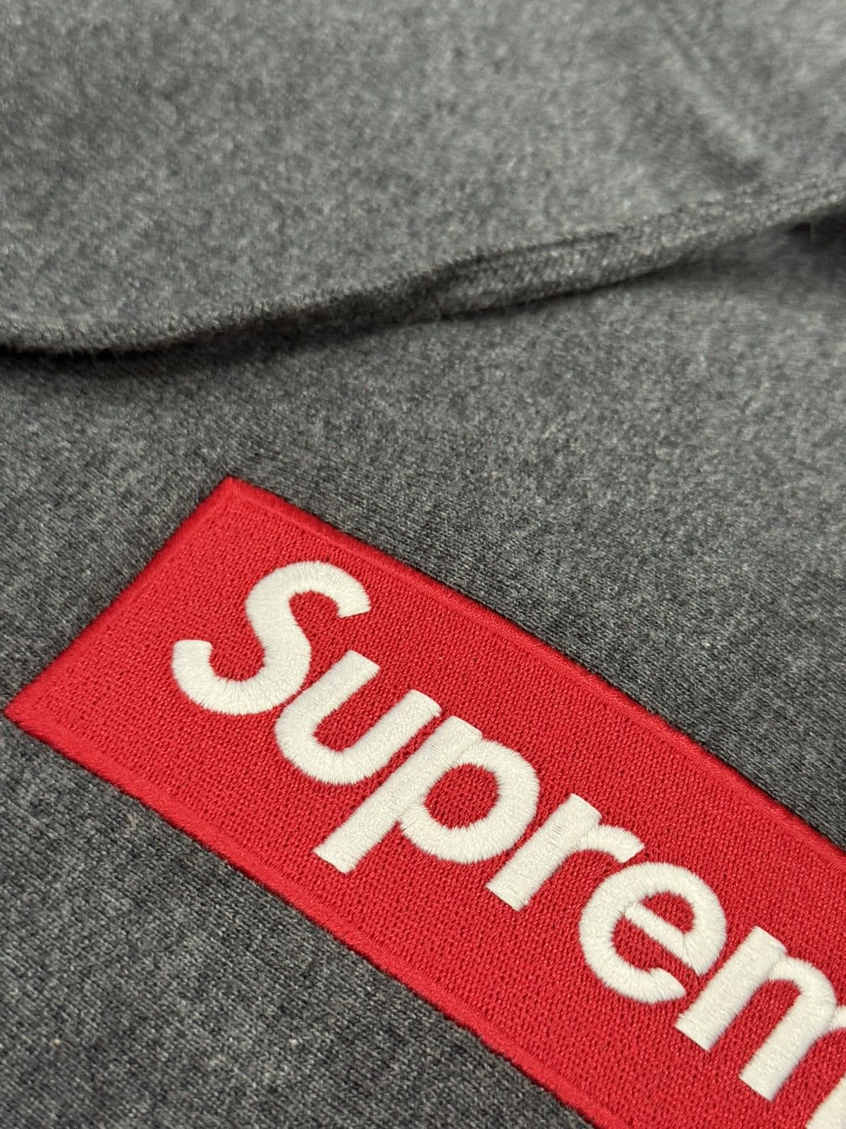 Supreme FW21 Charcoal Box Logo Hoodie