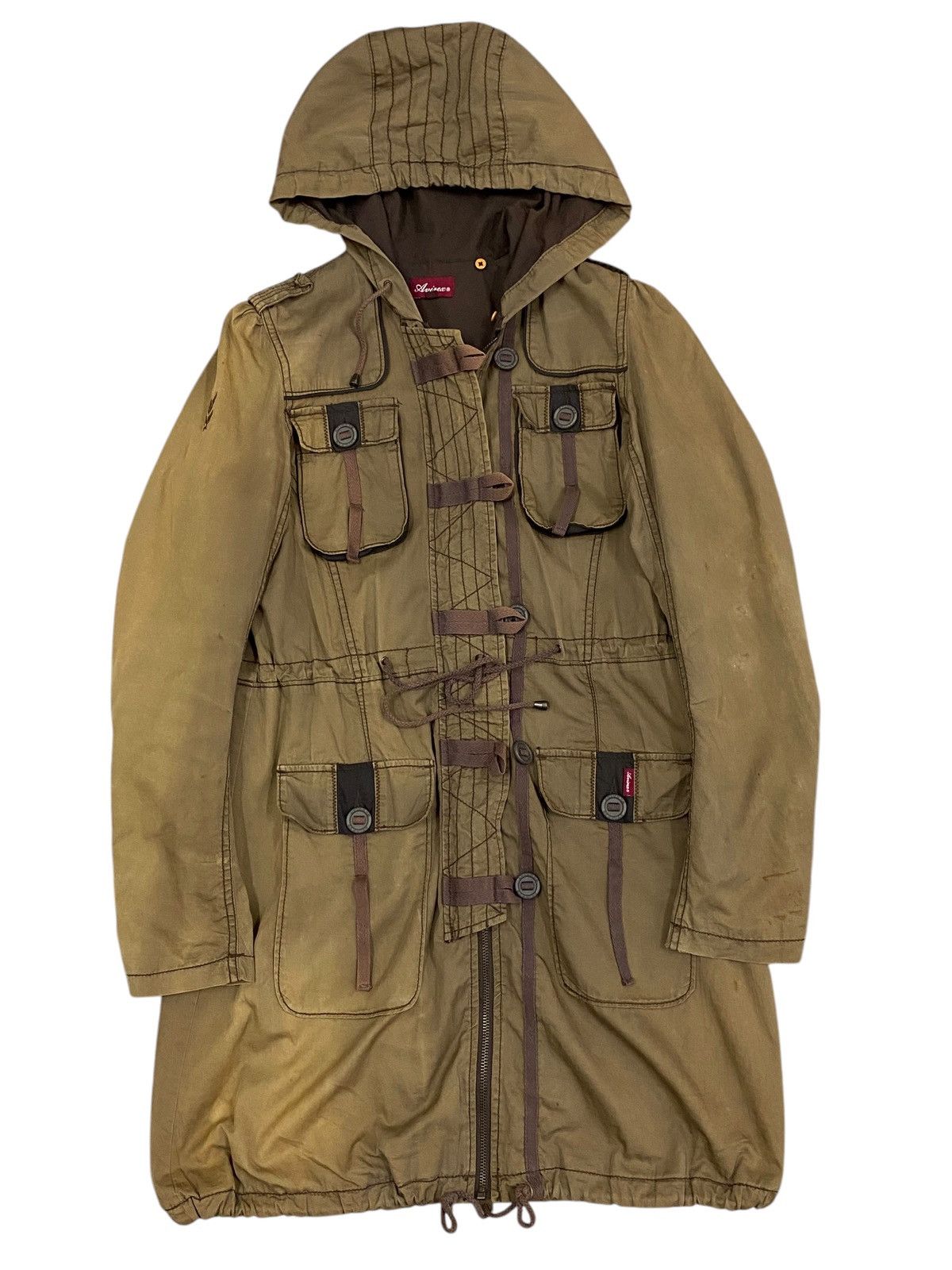 Avirex Vtg Avirex Military Cargo Jacket Parka Size M / US 6-8 / IT 42-44 - 1 Thumbnail