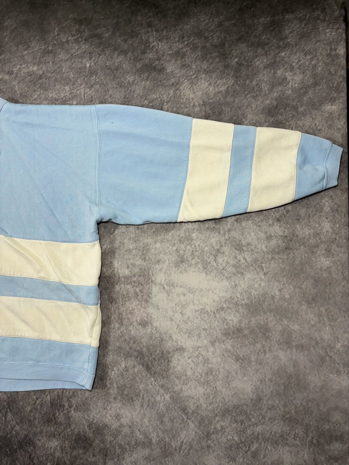 Vintage 80s Vintage Sweatshirt Crewneck Pullover Striped Cropped Size US S / EU 44-46 / 1 - 11 Thumbnail
