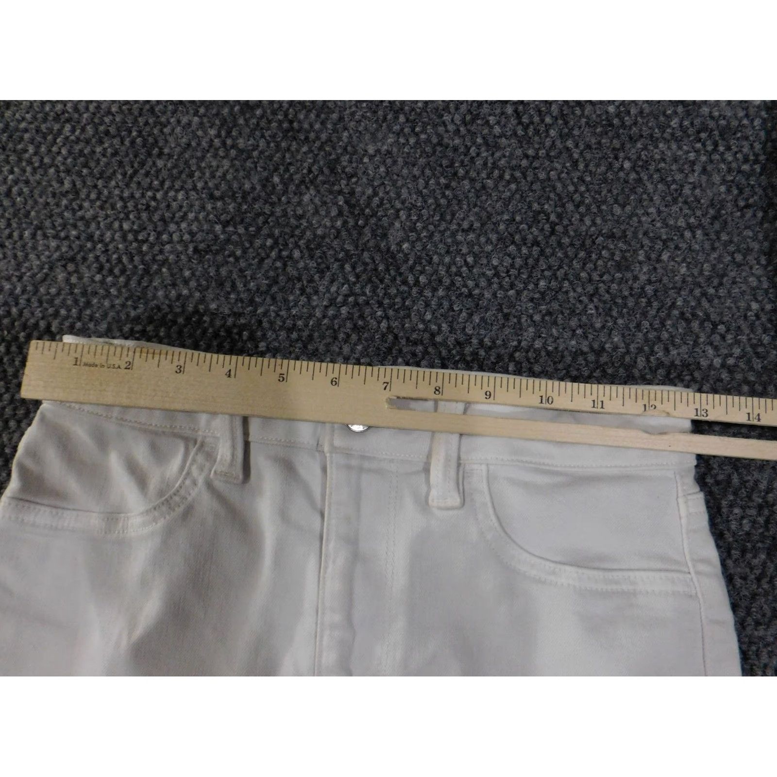 American Eagle Outfitters American Eagle Outfitters Jeans Womens 2 White Distressed Super Hi Rise Jegging Slim 5-Pocket Denim Inseam 28 Summer Spring Fall Distressed Logo Size 26" / US 2 / IT 38 - 5 Thumbnail