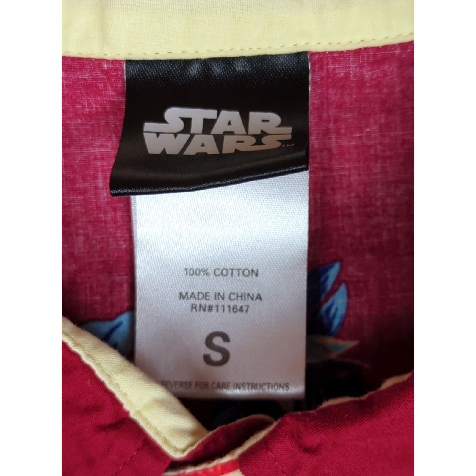 Star Wars Star Wars Hawaiian Shirt Mens Small Red Button Up Tropical Darth Vader Floral Size US S / EU 44-46 / 1 - 6 Thumbnail