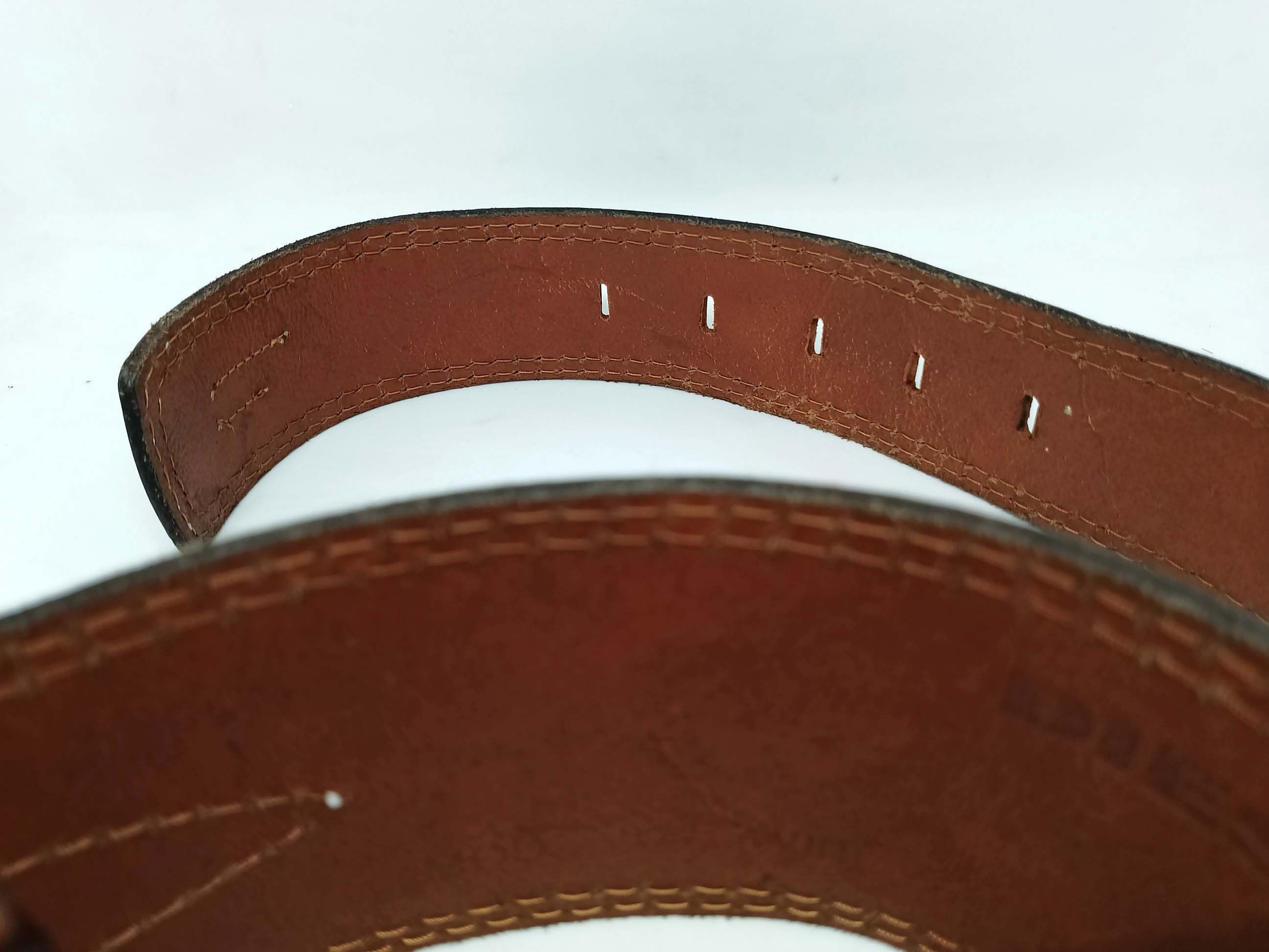 Diesel Diesel Wide Leather Belt – Brown – Size 95/38 – 70 mm Size ONE SIZE - 9 Thumbnail
